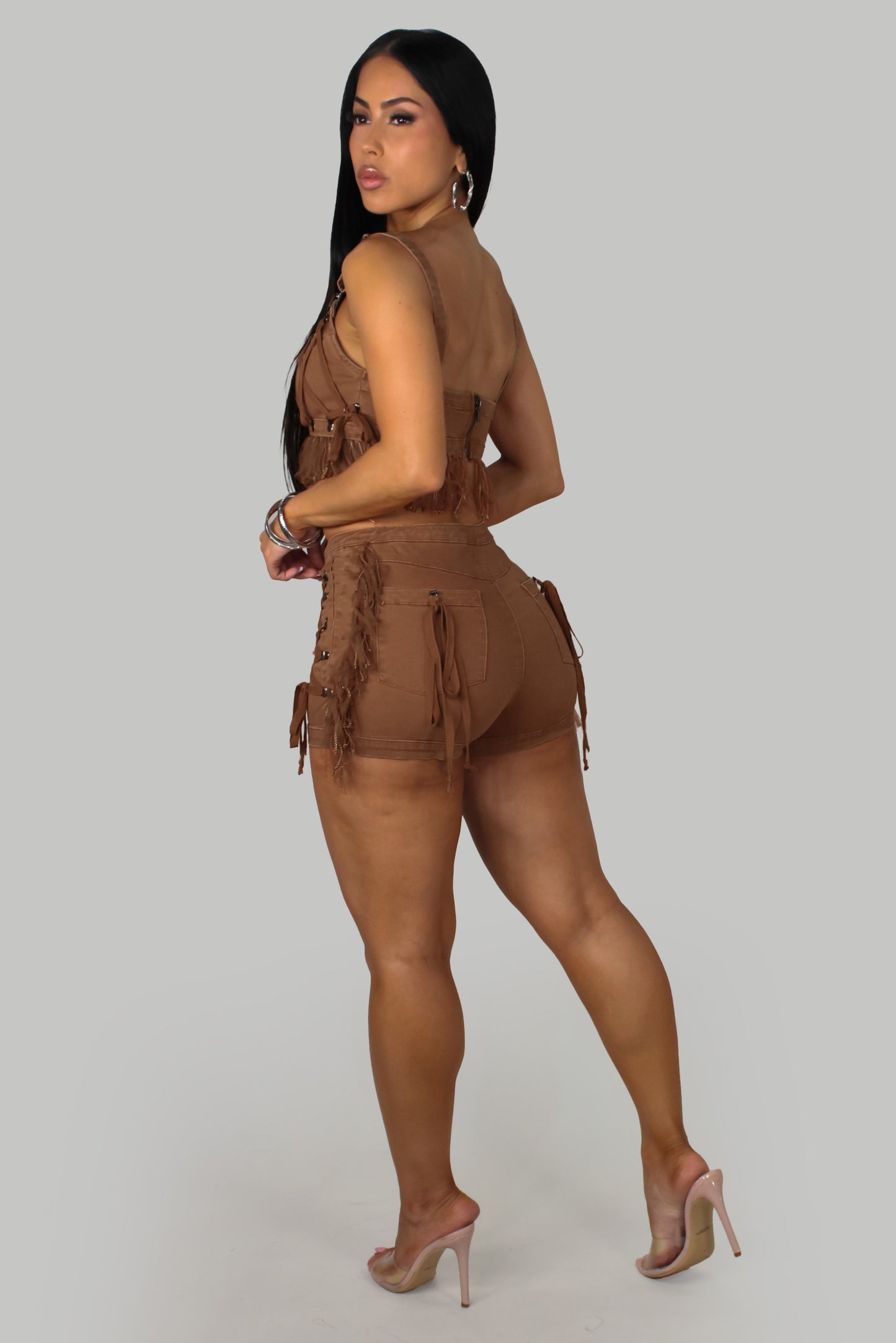 Sienna's Short -Rust