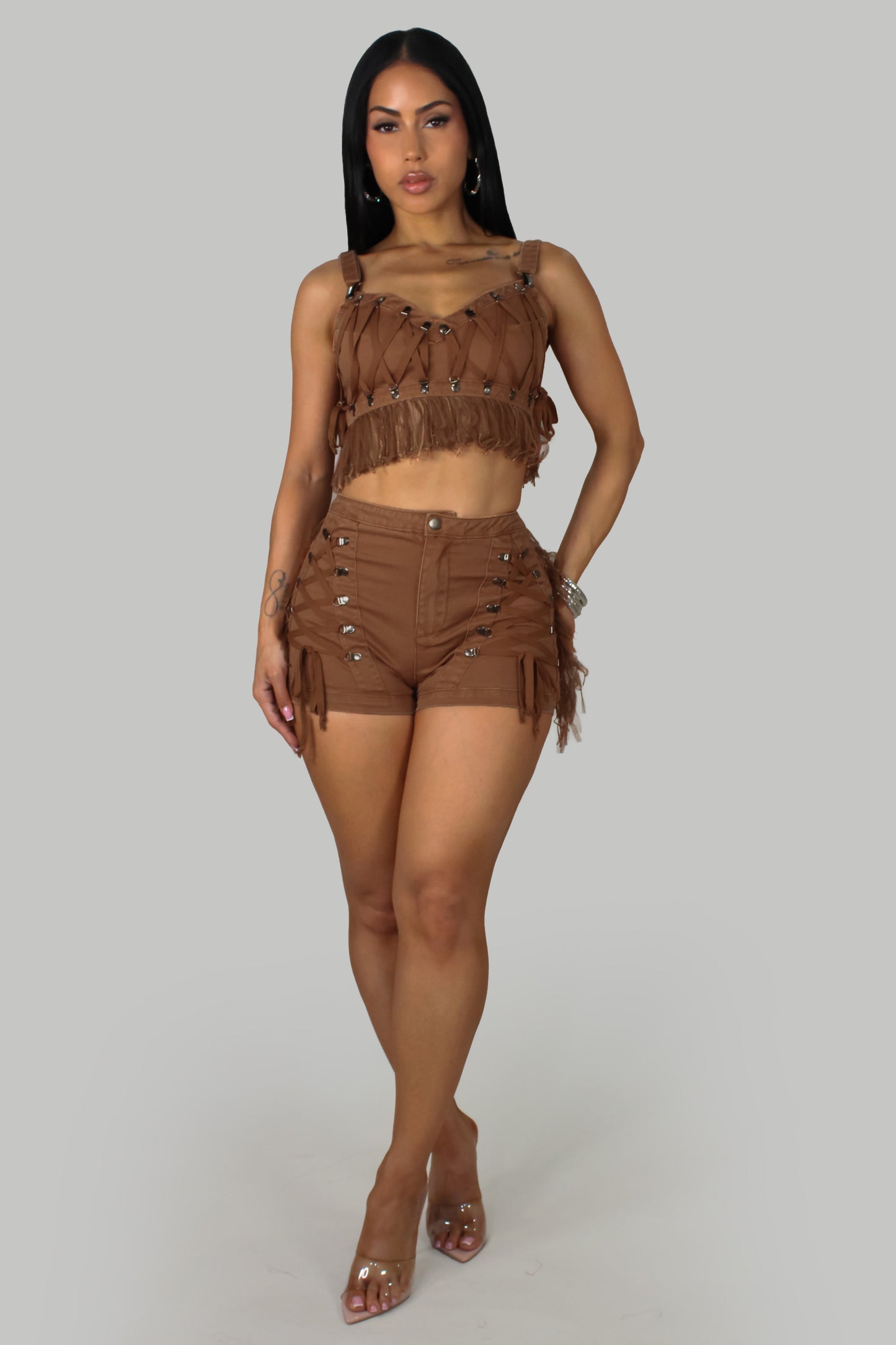 Sienna's Short -Rust