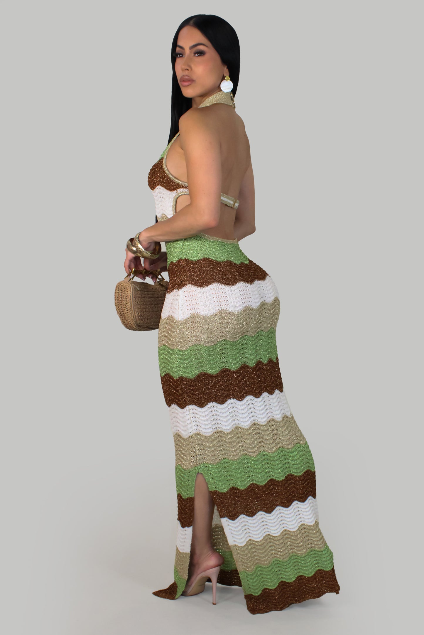 Emerald Island Maxi Dress -Multi