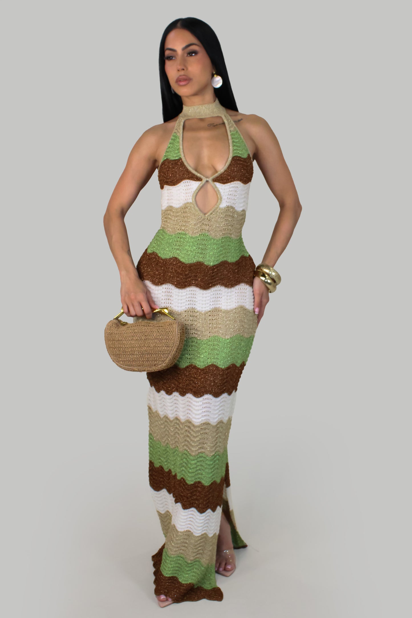 Emerald Island Maxi Dress -Multi