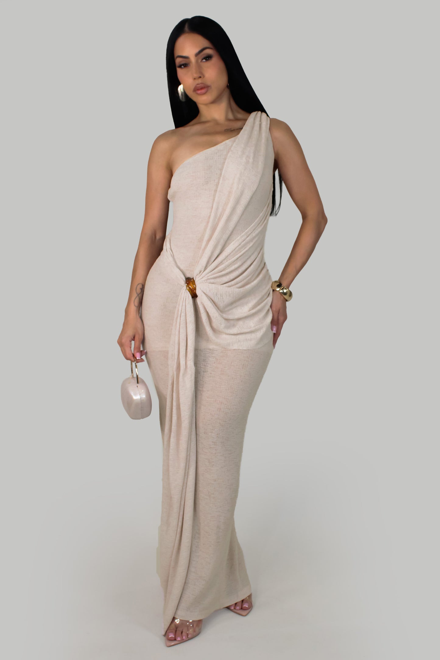 Enchanted IslandDress - Wheat