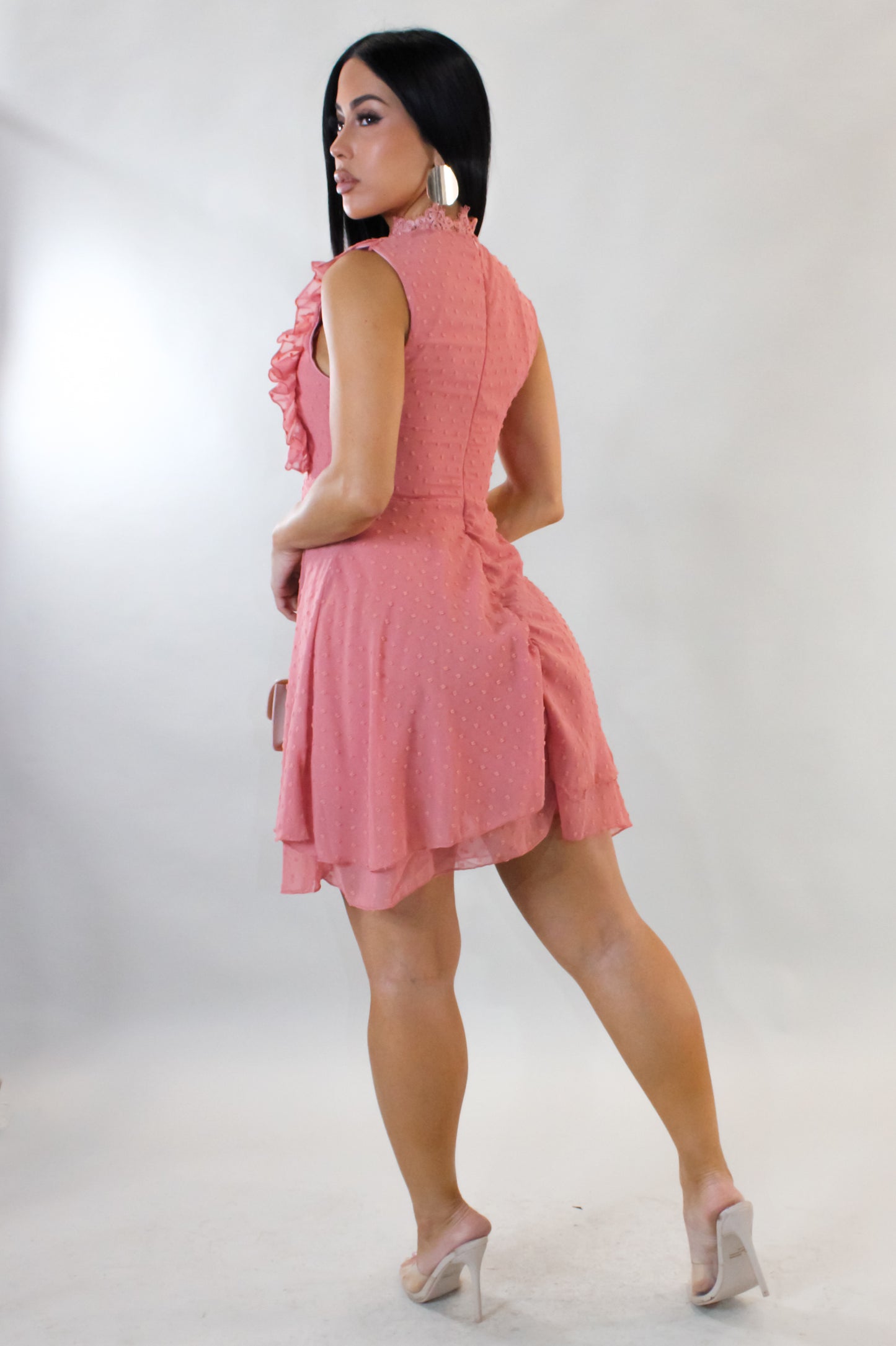 Pull Me In Mini Dress - Pink