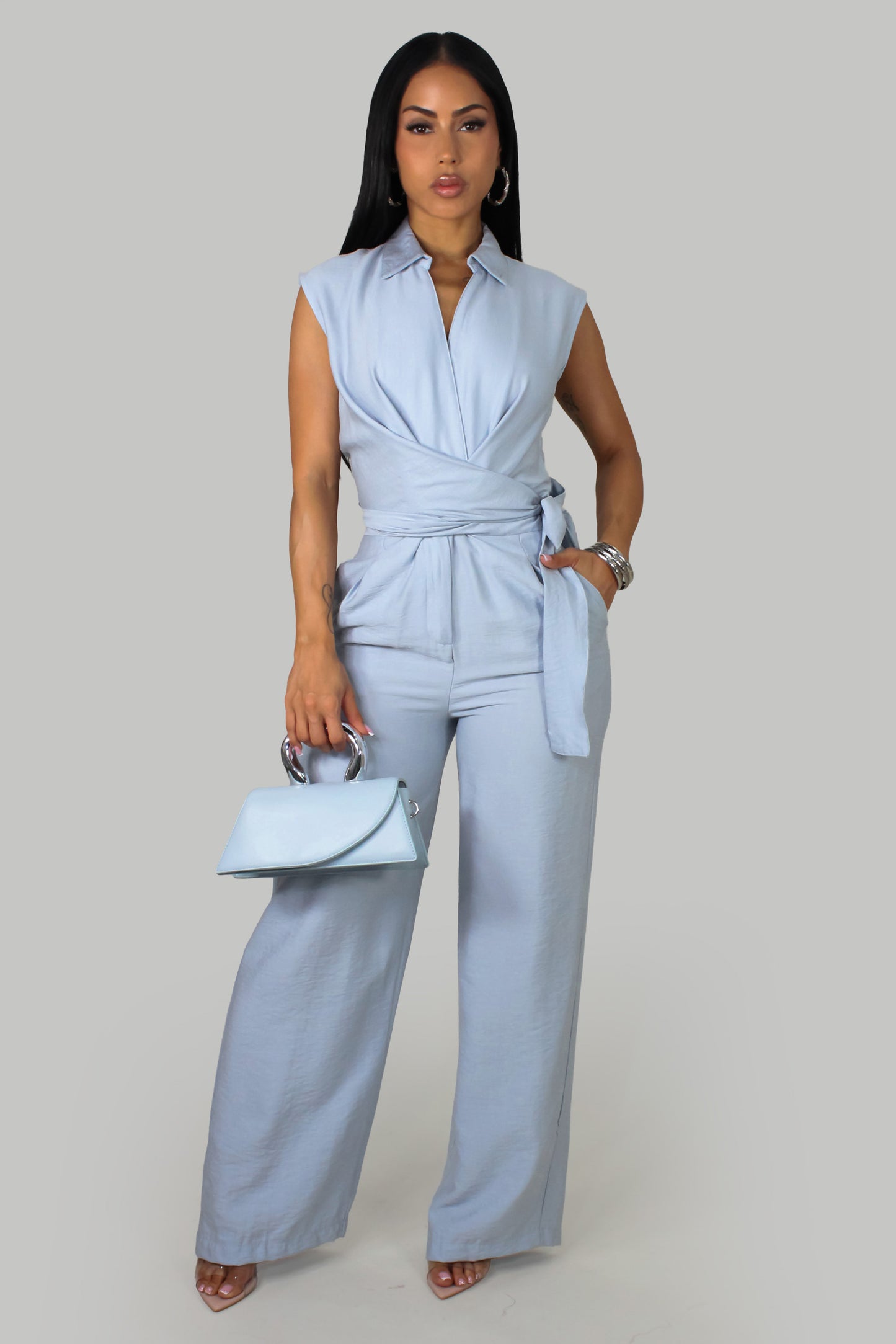 Authentic Girl Jumpsuit - Blue