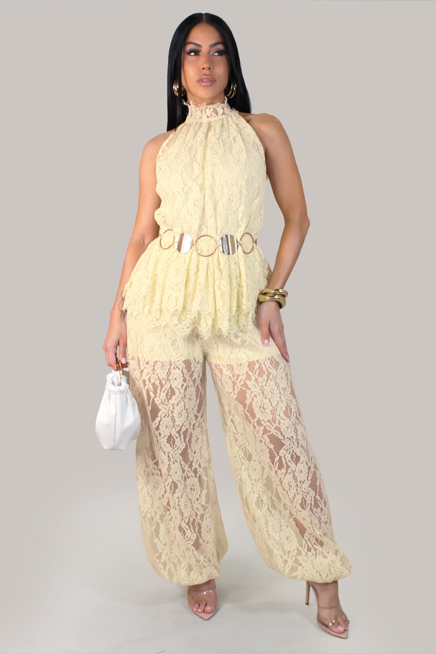 Too Fast Jumpsuit - Ivory