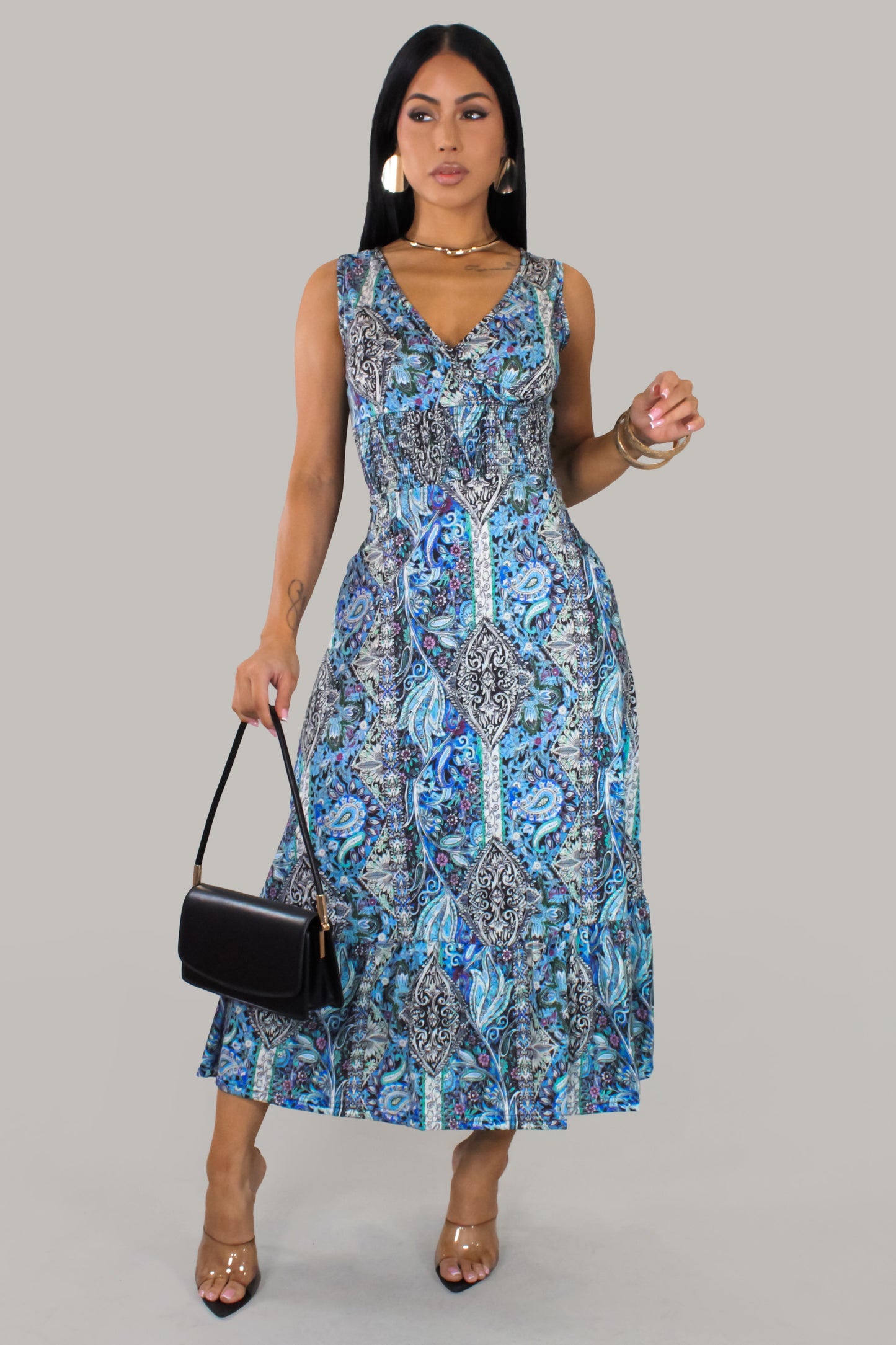 Kaleidoskopily Like Dress - Blue