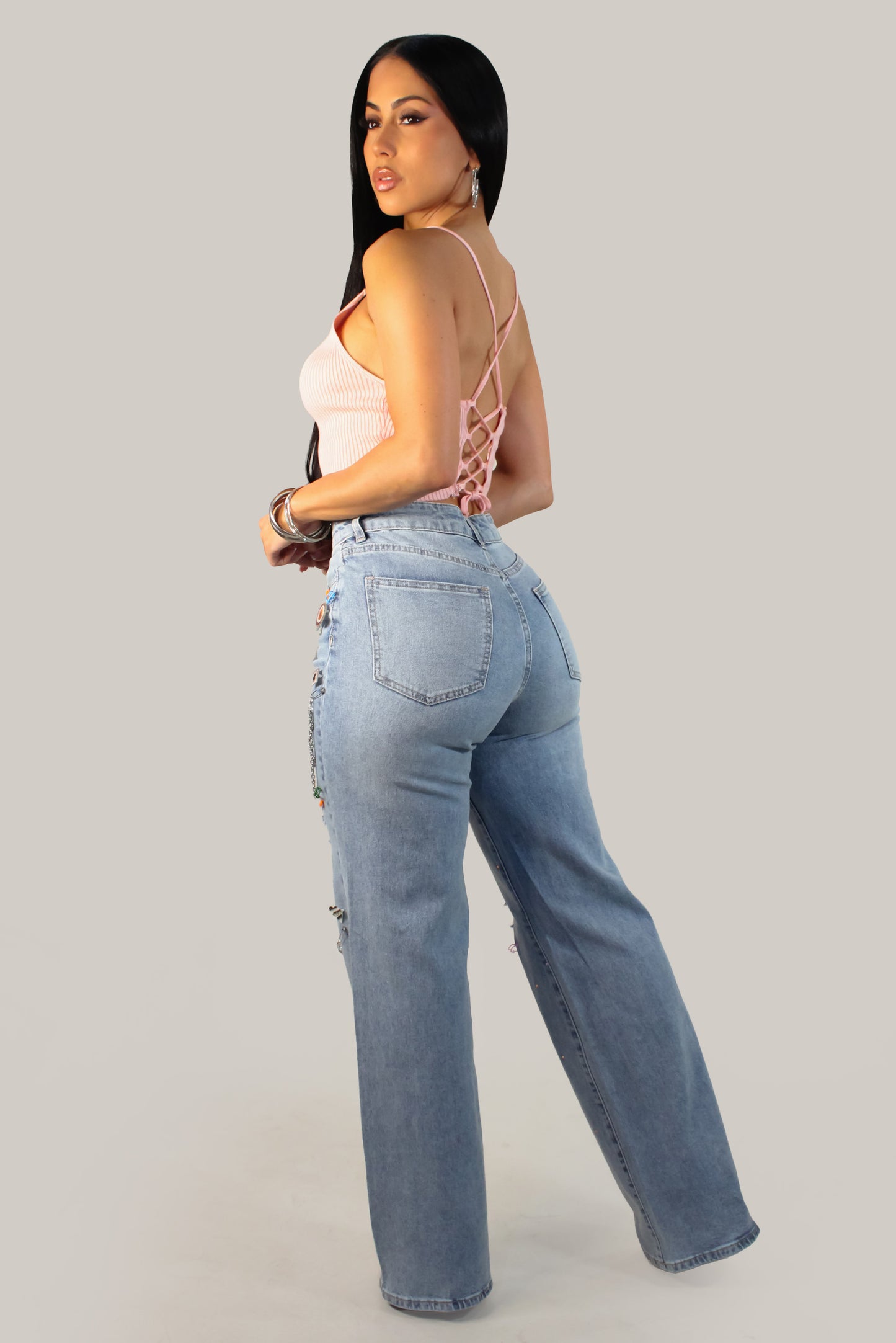 Different  Denim Pants - Light Wash