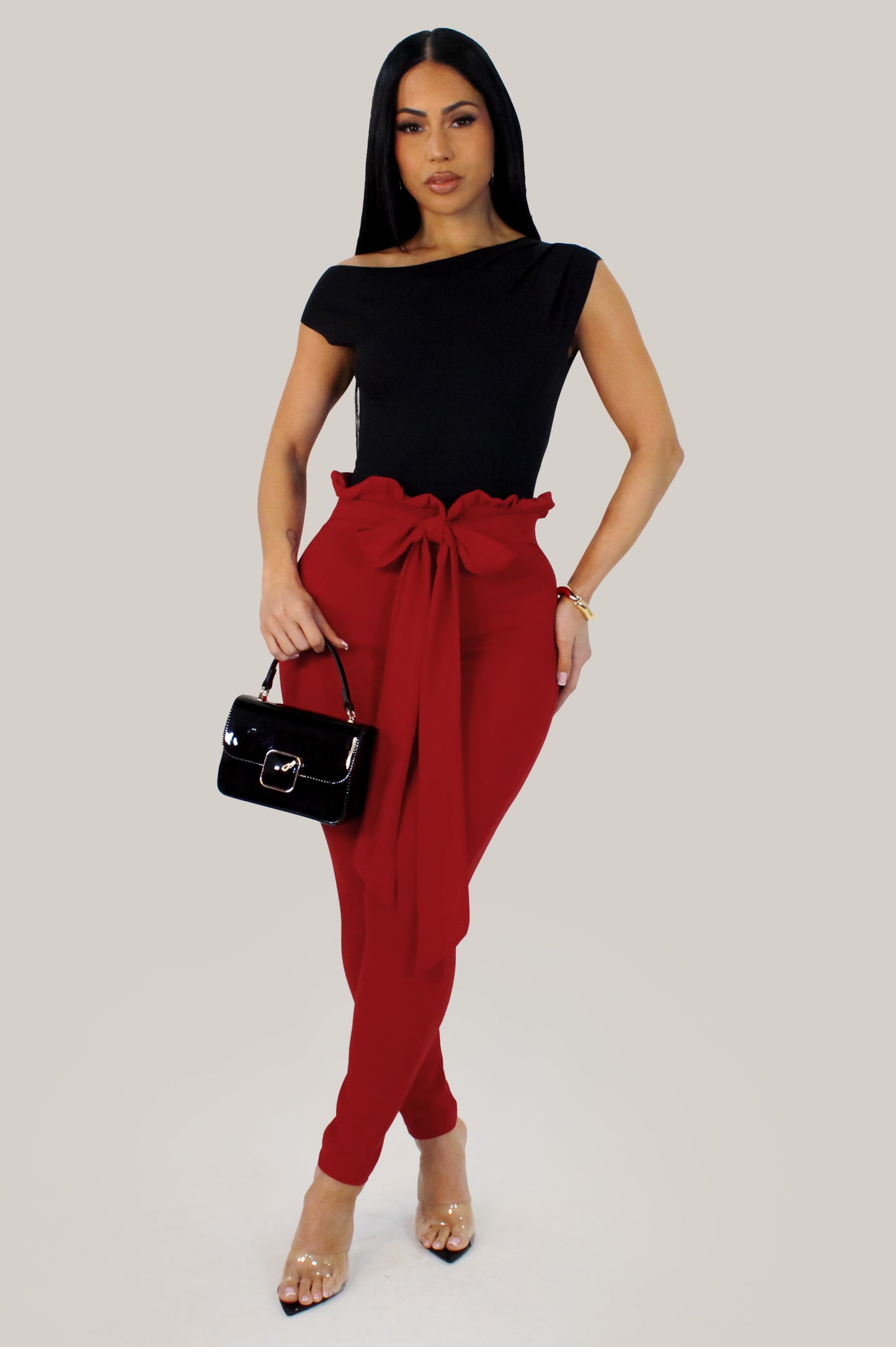 Making Impressions Lace Pant - Red