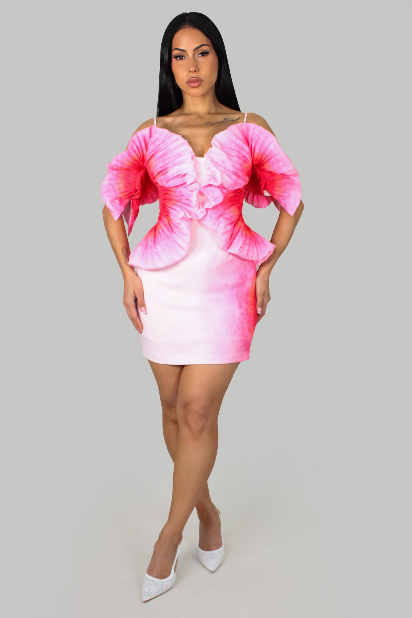 Your Best Wish Dress - Fuchsia