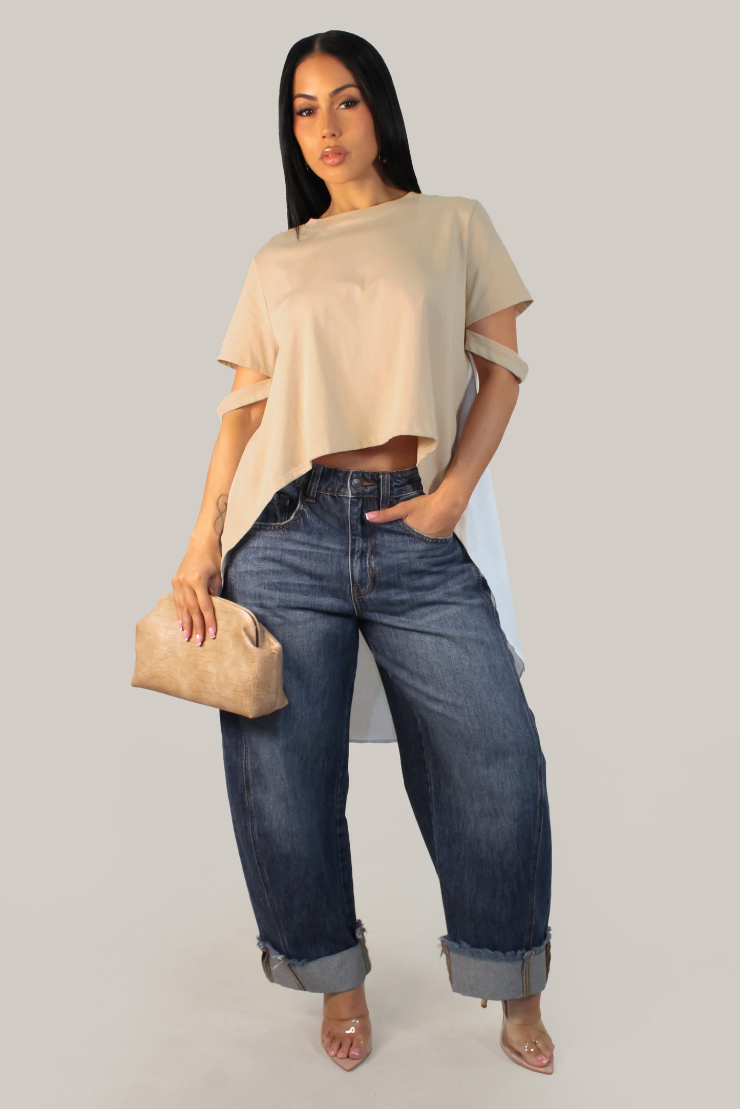 Charmed Tunic Blouse - Cream