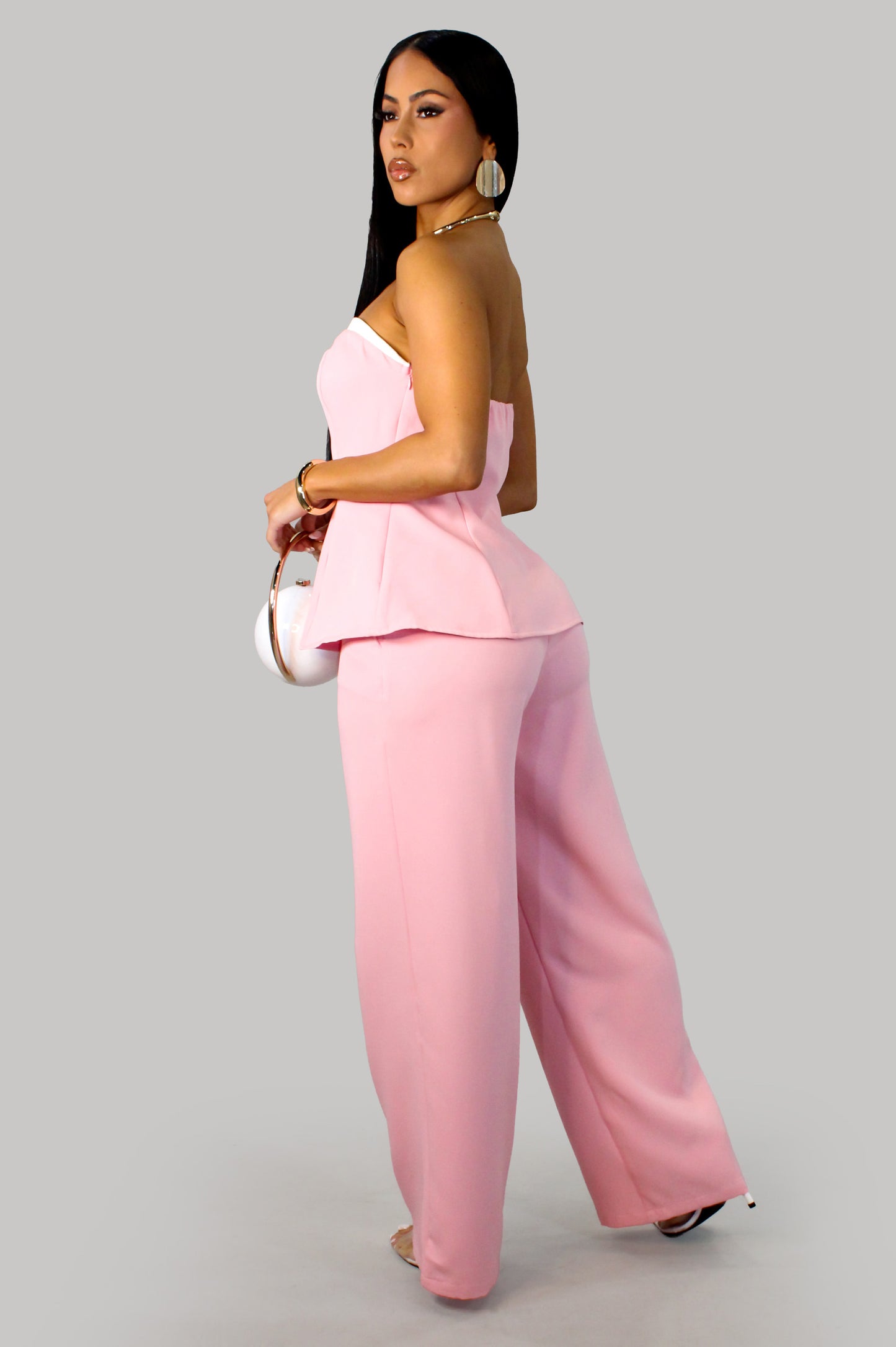 Spring Fun Pant Set - Pink