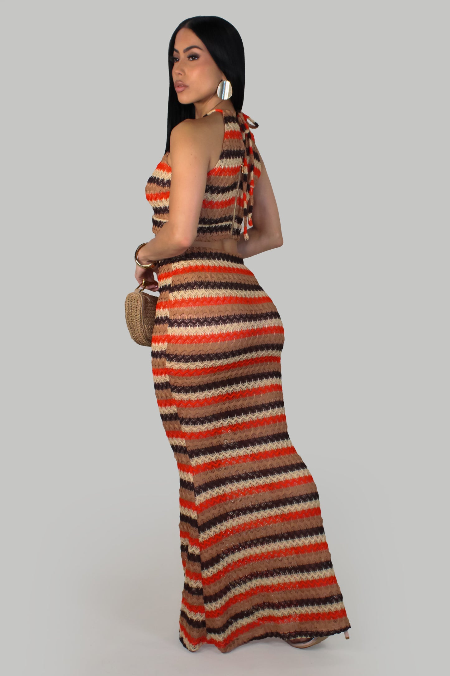 Summer Sunset Skirt Set- Multi