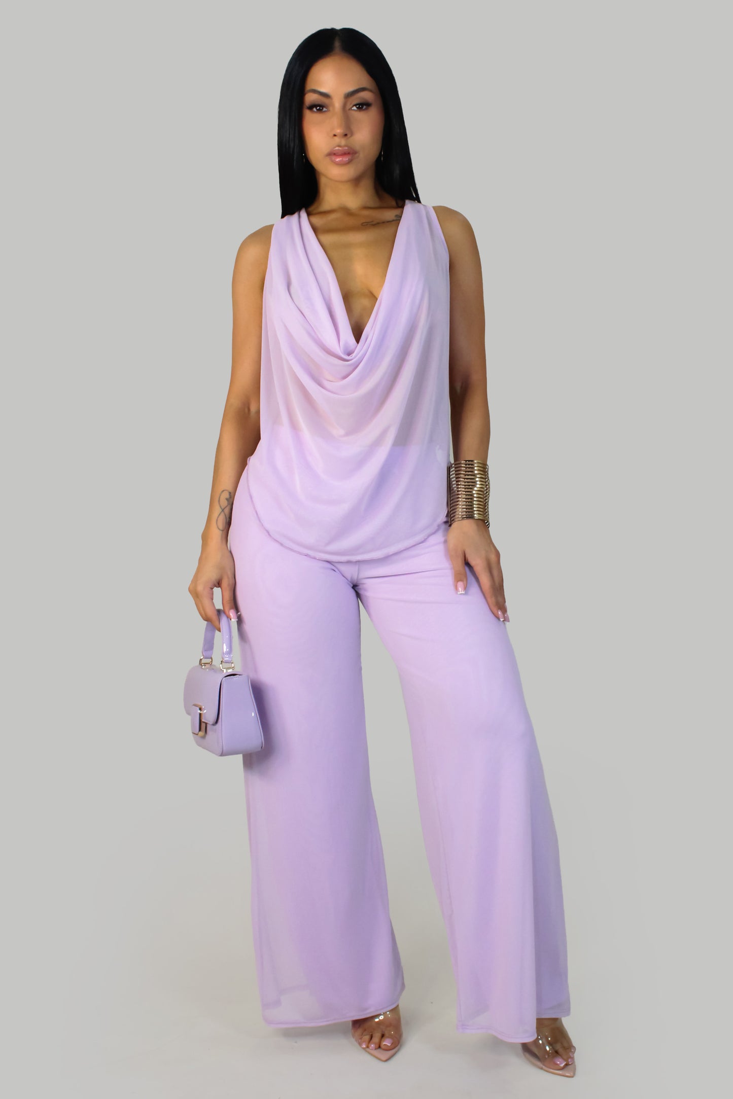 Always Unique  Pant Set - Lavanda
