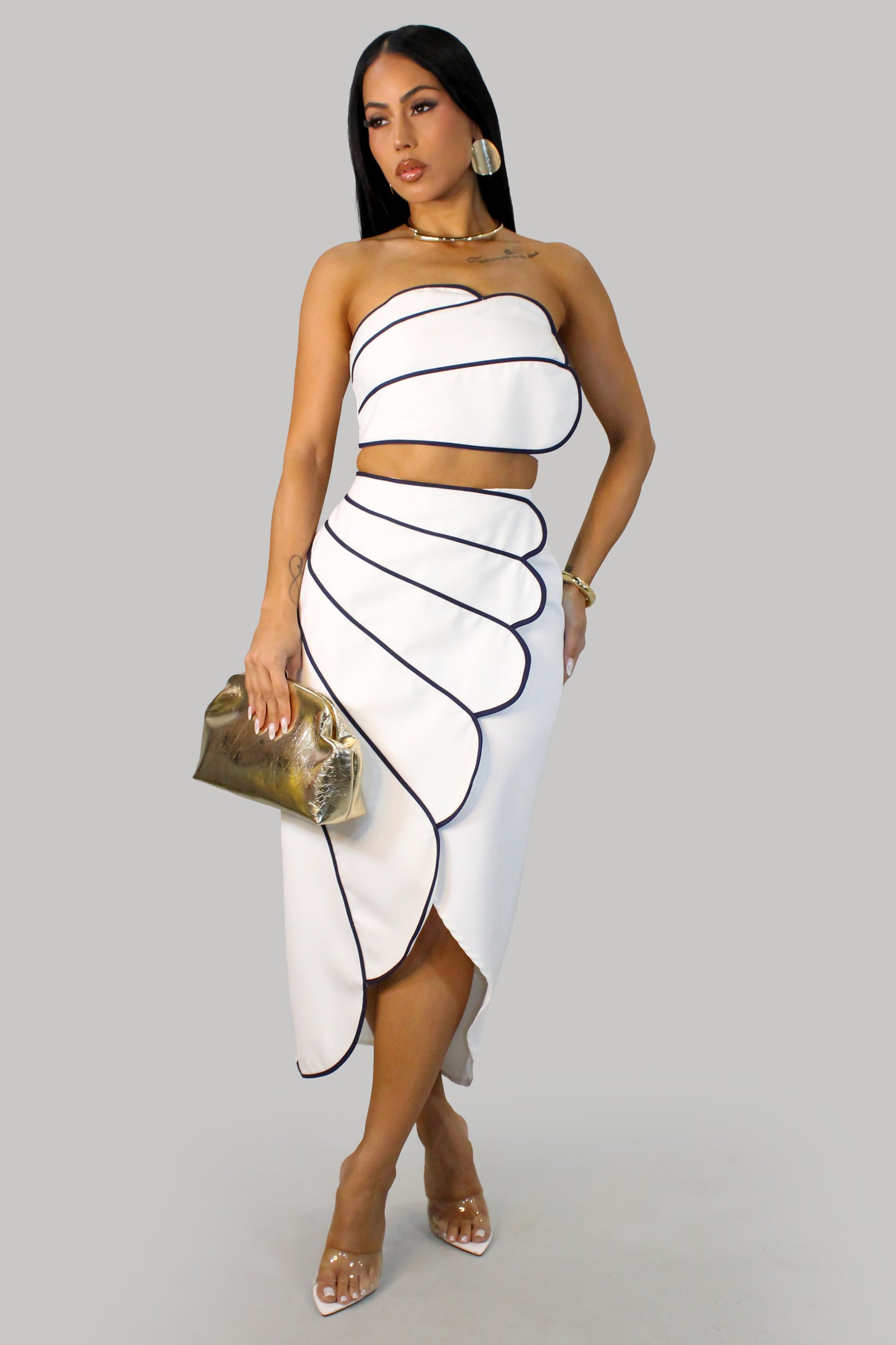 Classic Vibe Skirt Set - Ivory