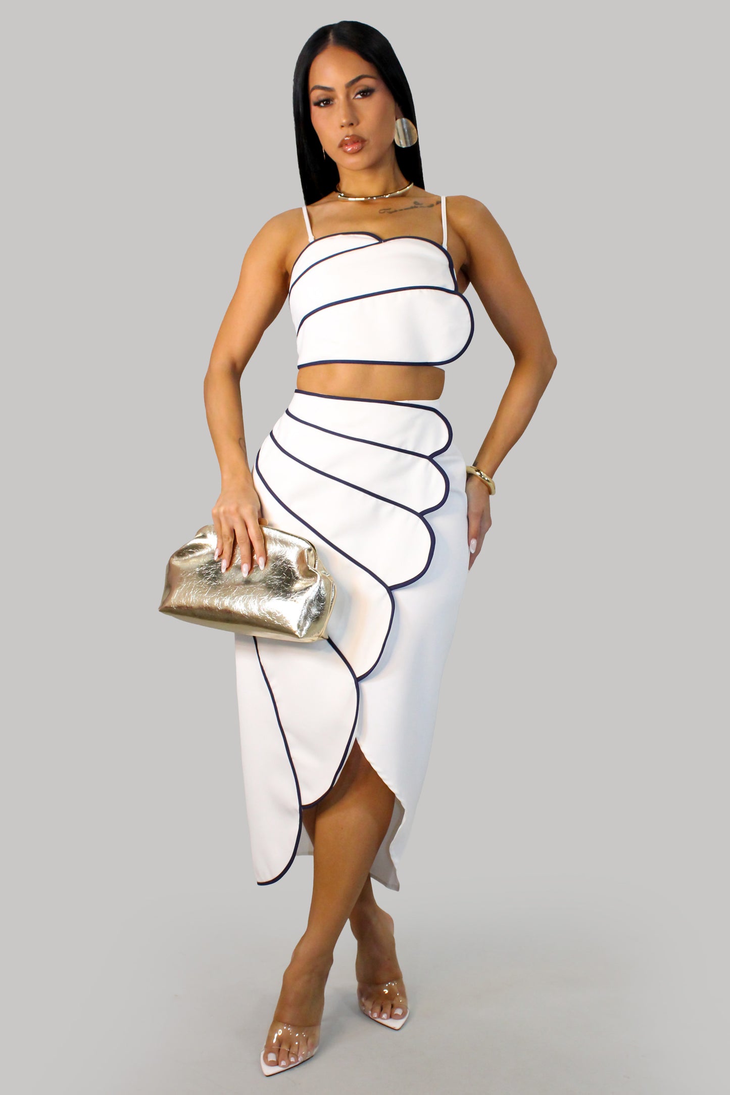 Classic Vibe Skirt Set - Ivory