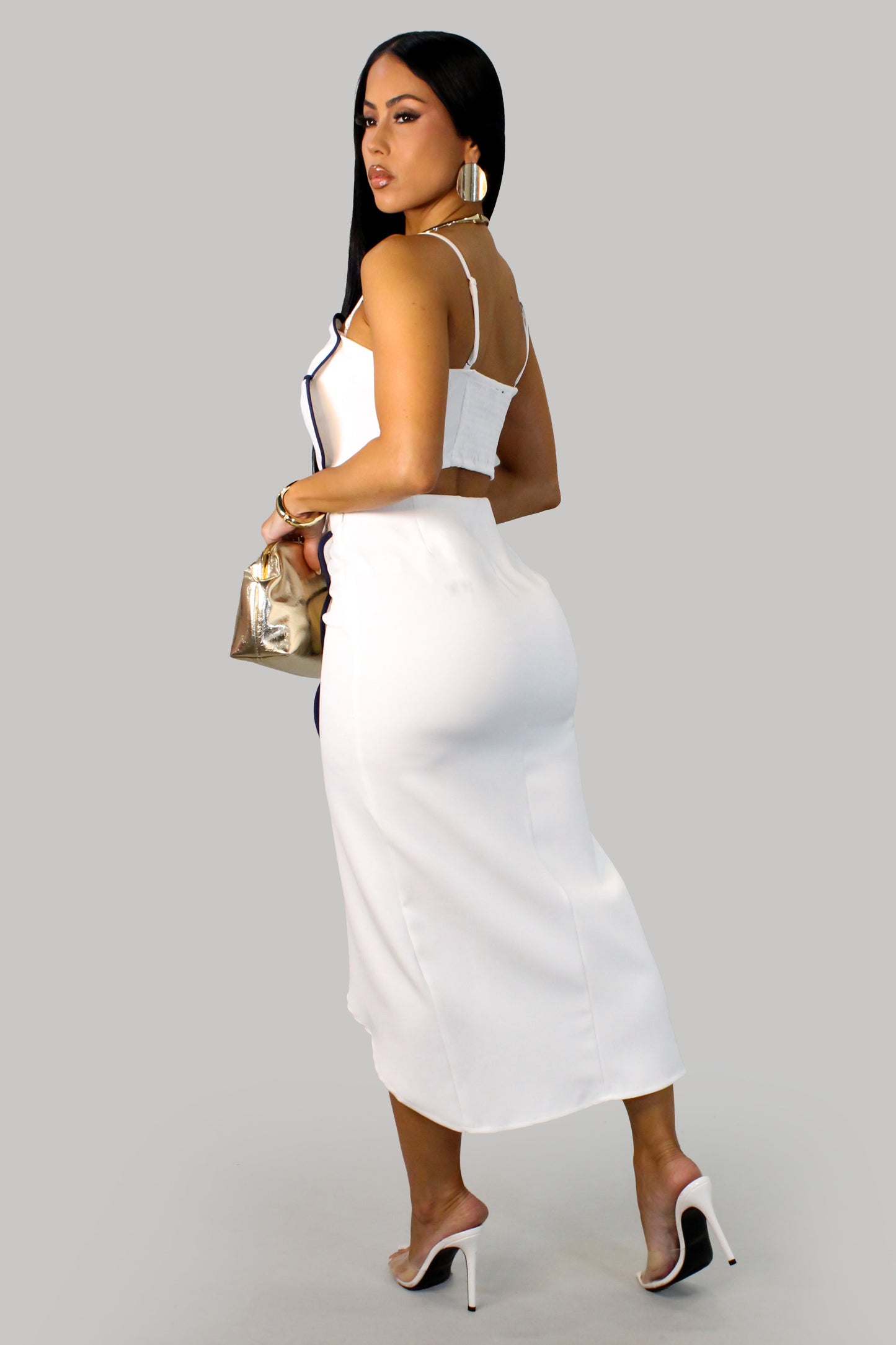 Classic Vibe Skirt Set - Ivory
