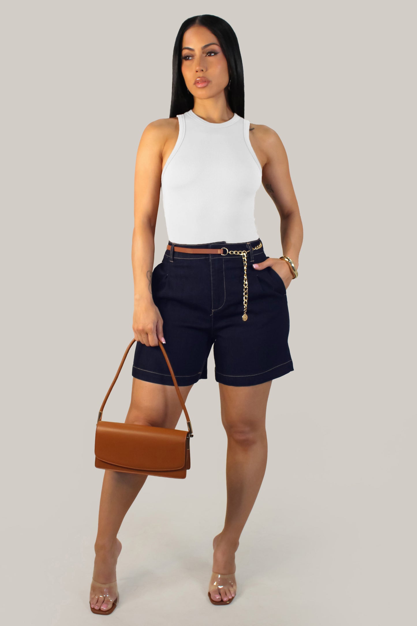 Walking In Atlanta Short - Indigo
