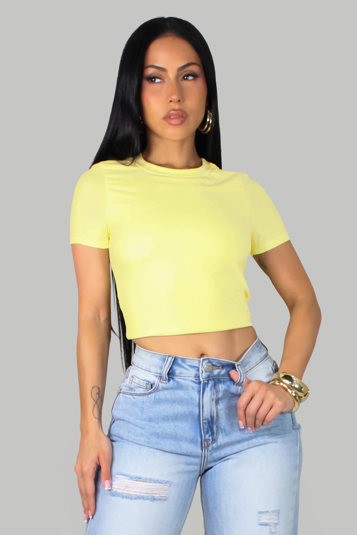 Patricia's Top - Yellow