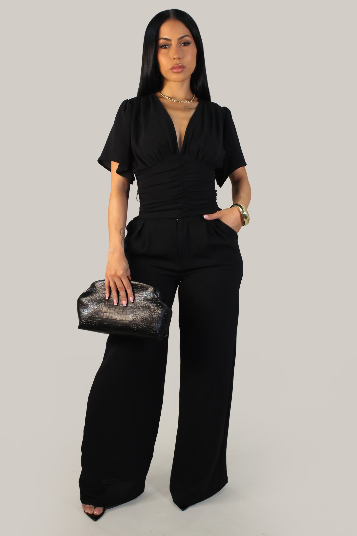 Timeless Pant Set - Black
