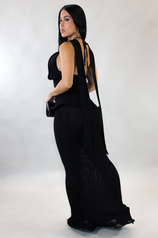 All About Love Maxi Dress- Black