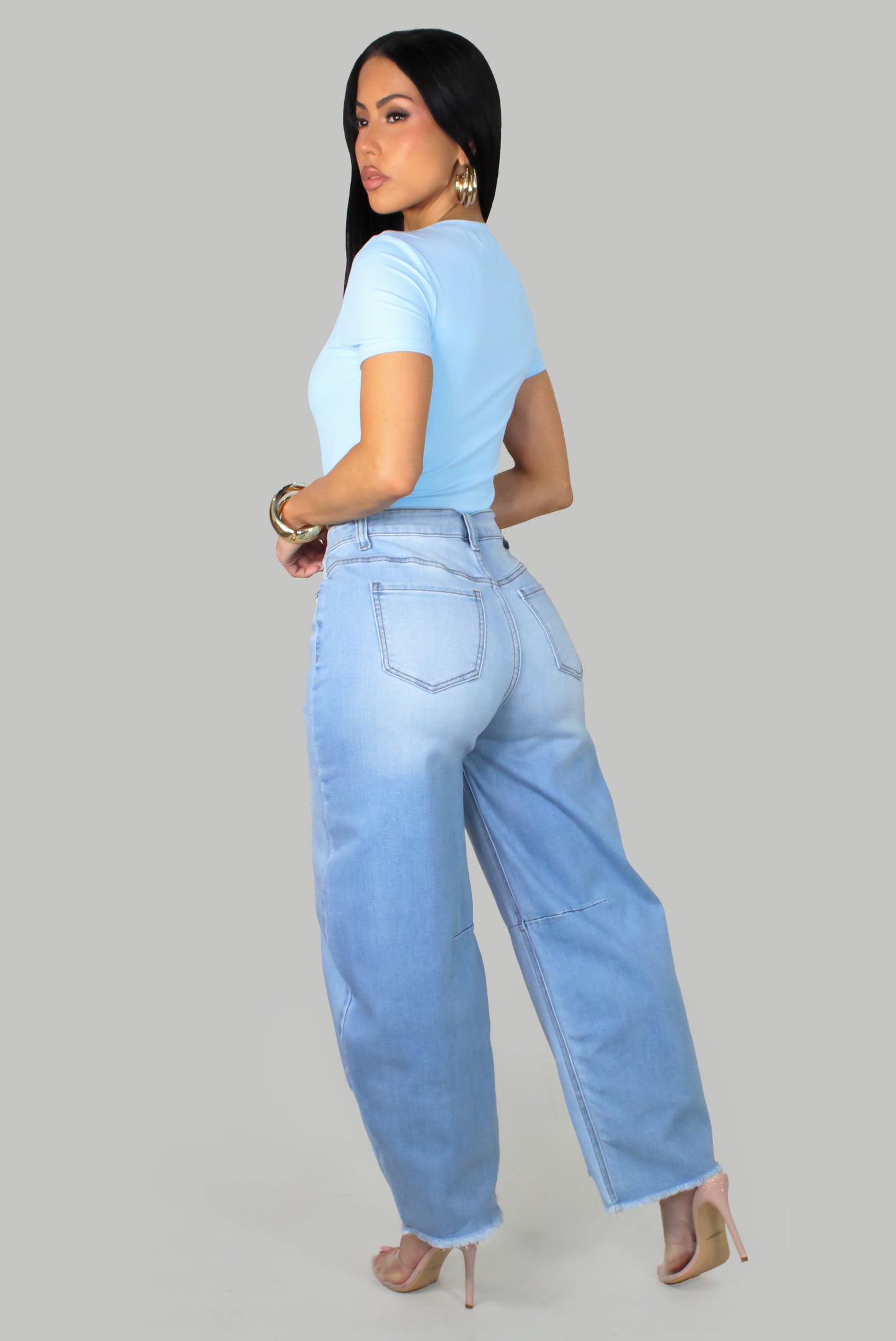 Juliana,s Denin Pants Medium-Denim