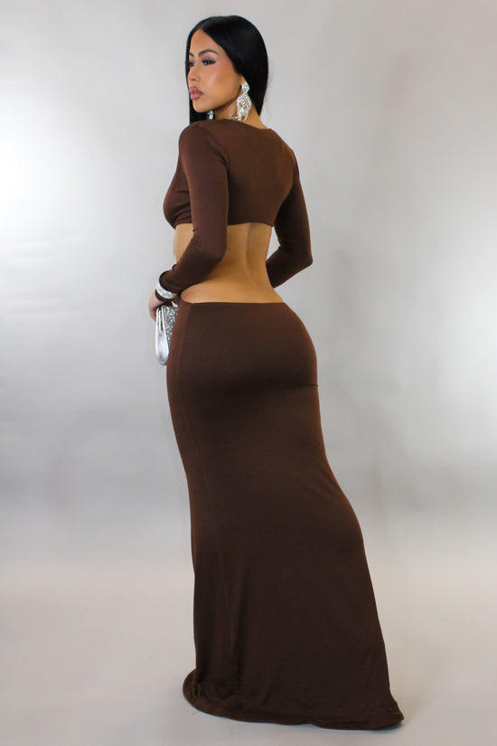 That Girl Maxi Dress - Brown