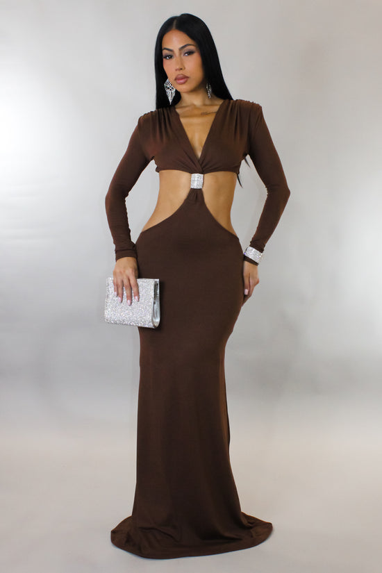 That Girl Maxi Dress - Brown