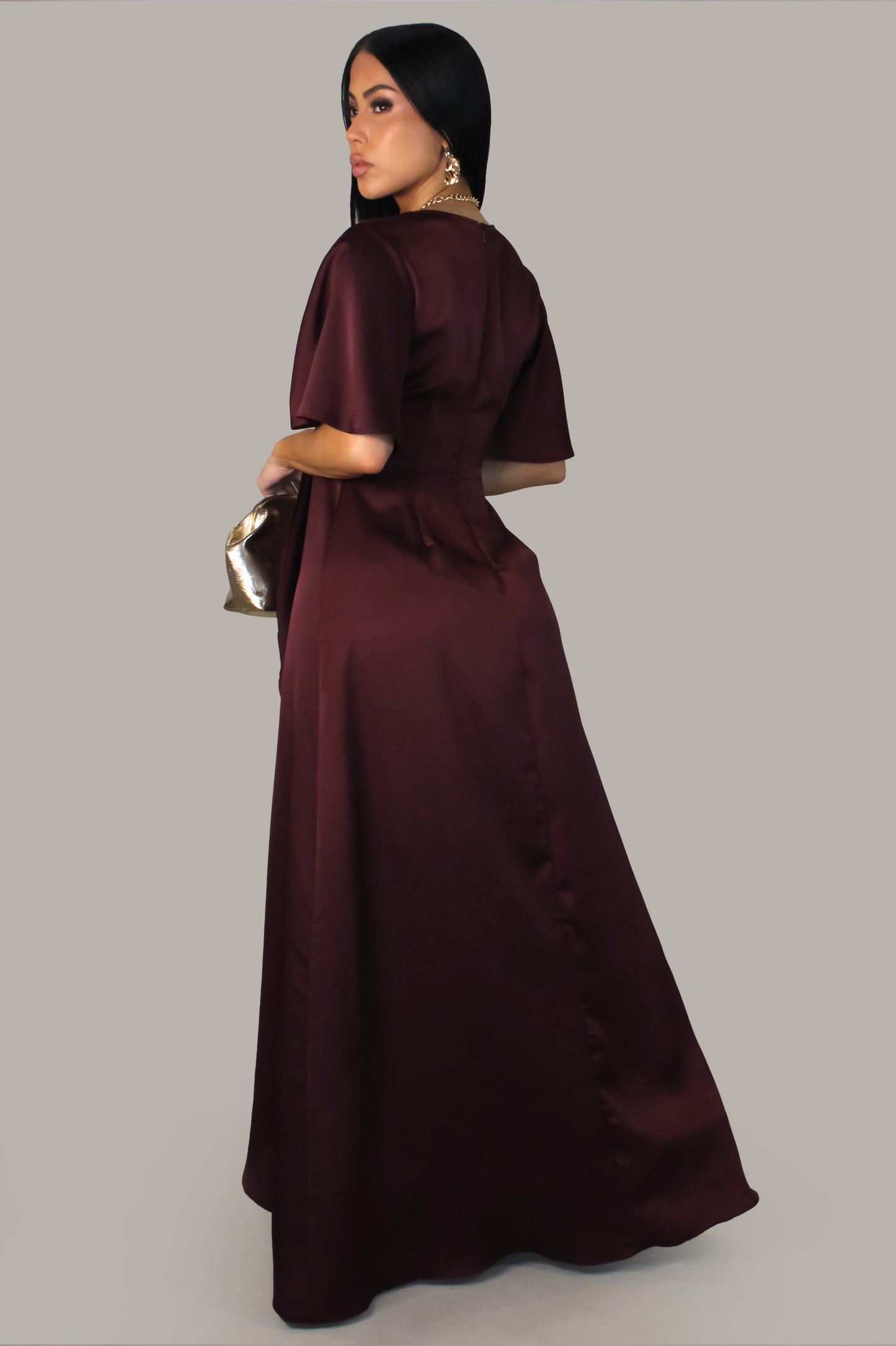 Monaco Dress - Burgundy
