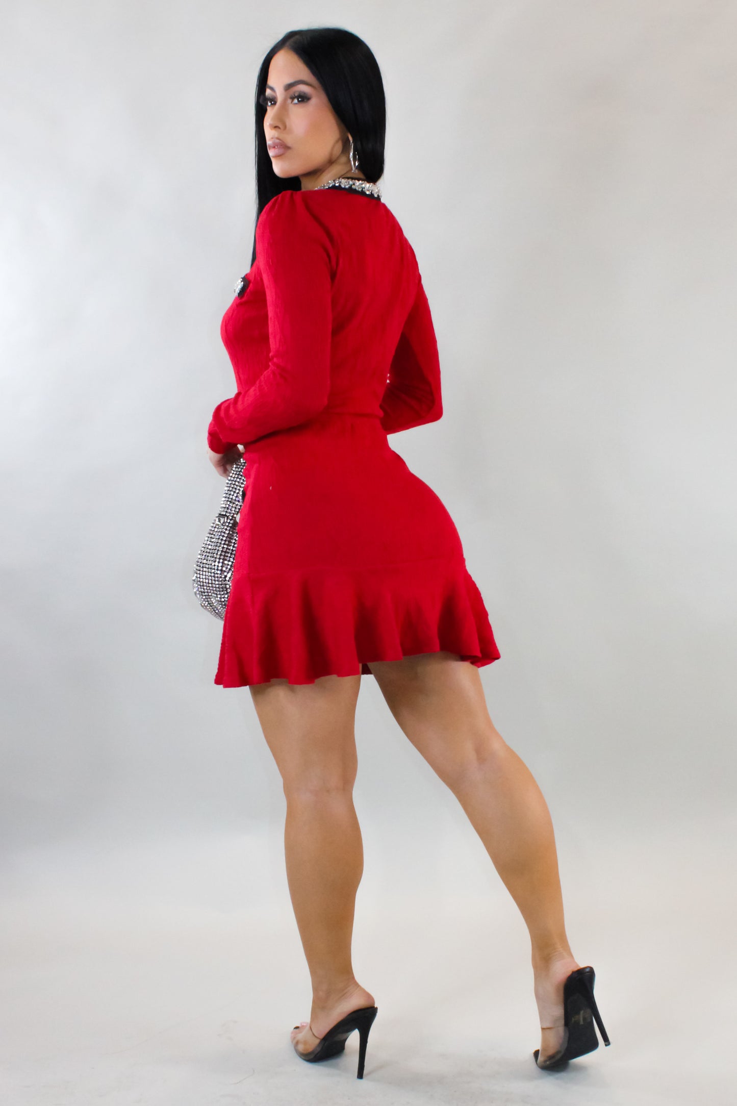 Power Move Skirt Set - Red