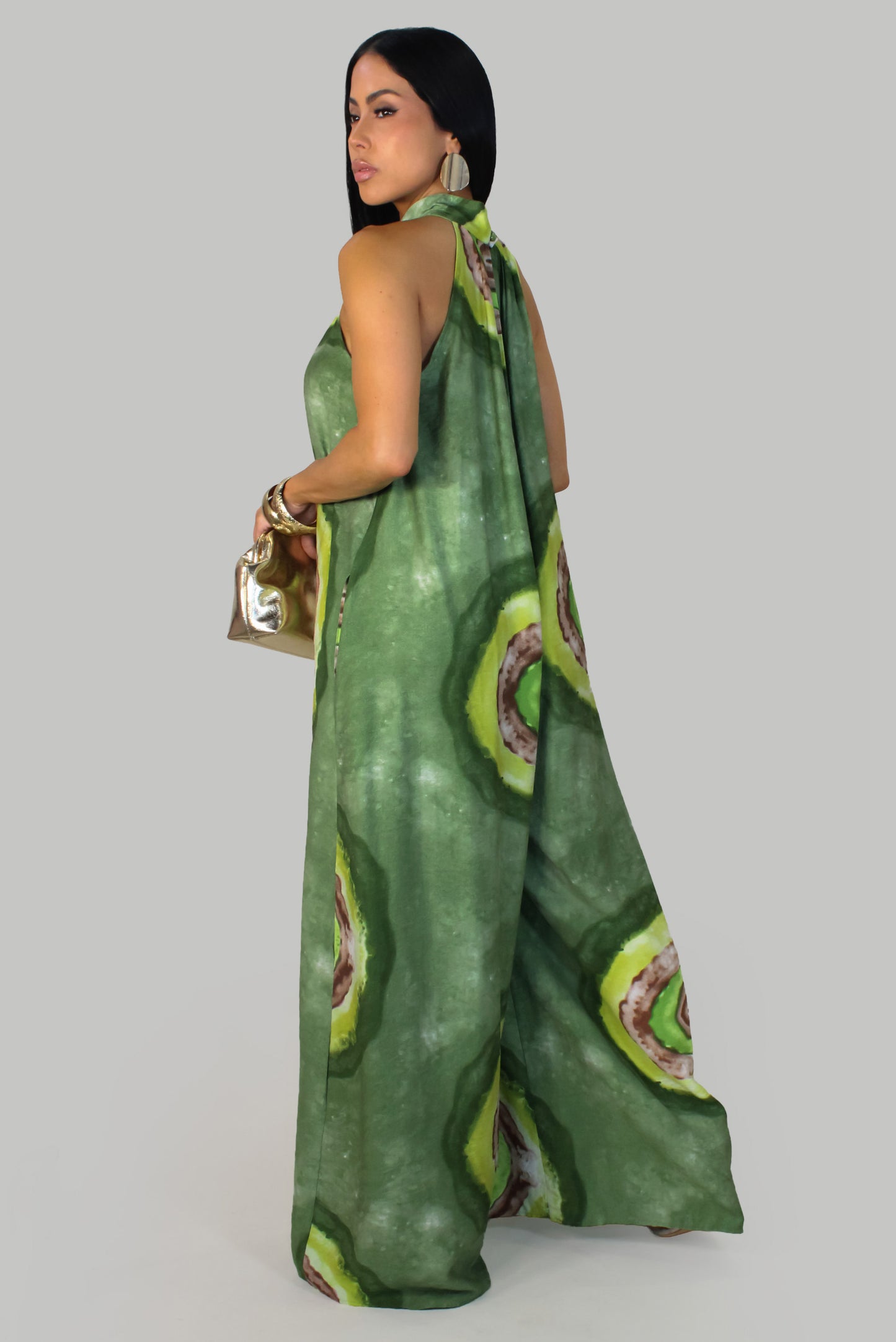 Savanna Glow  Jumpsuit -Green