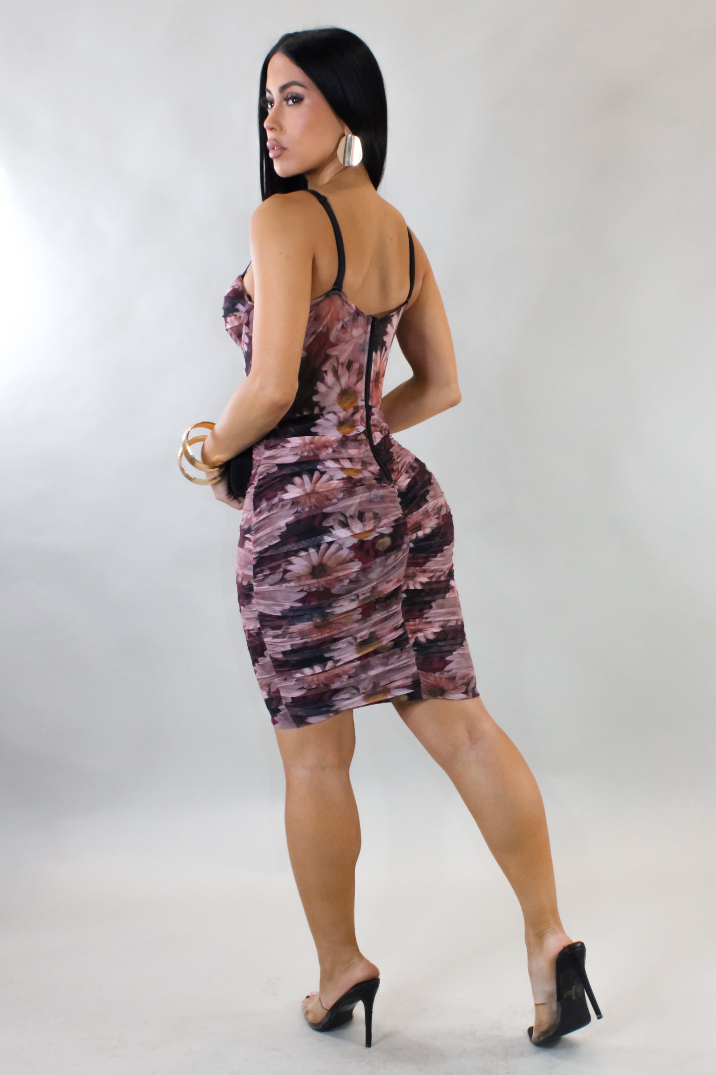 Thankful Midi Dress - Purple