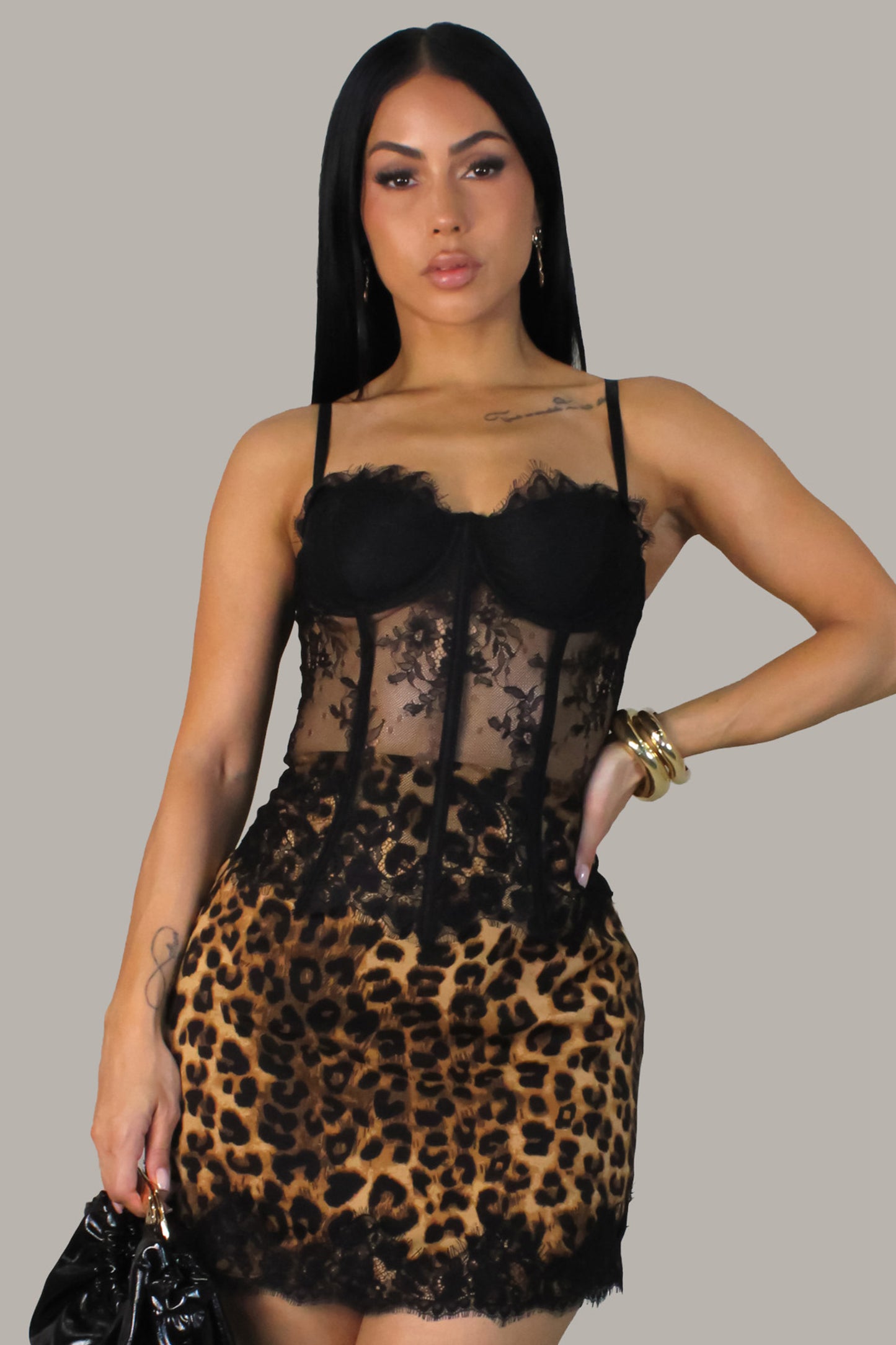 Cold On Me Corset - Black