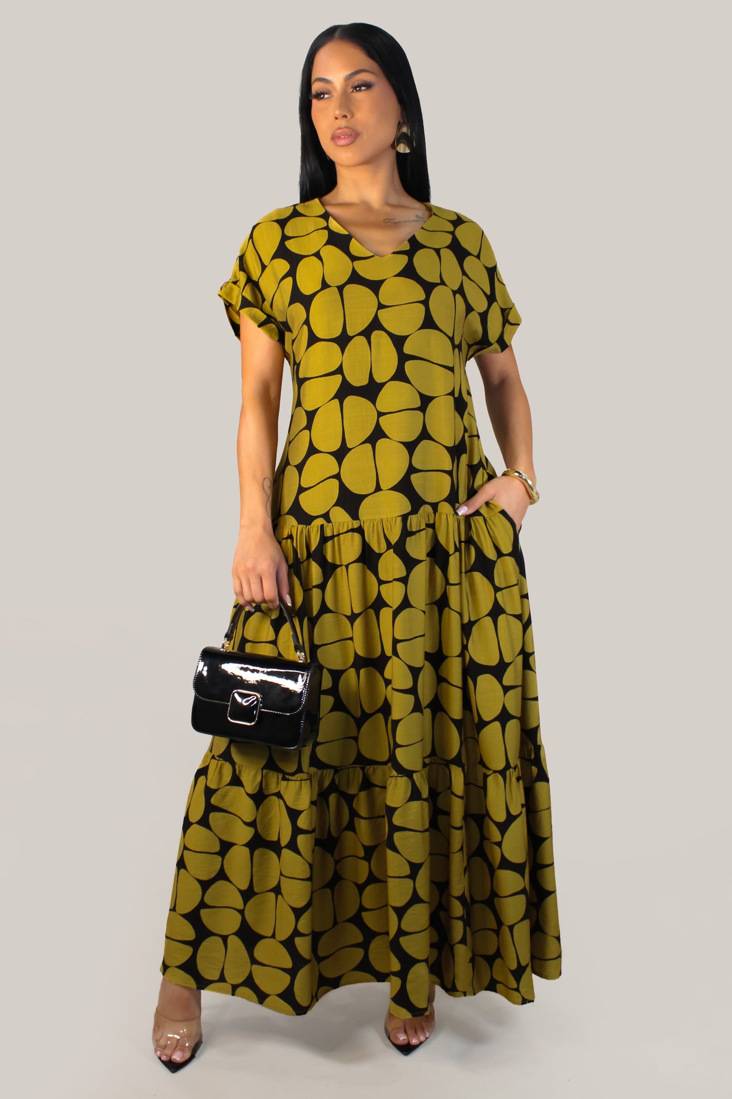 Amalfi Dress - Mustard