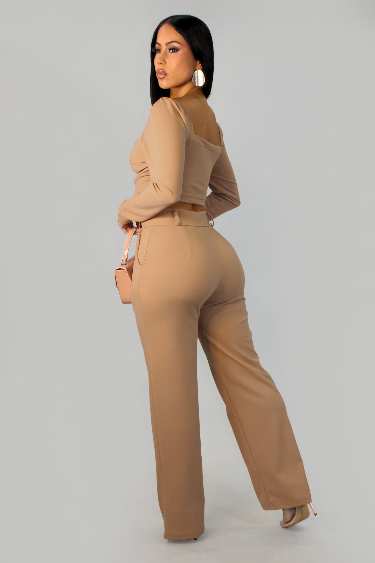 Early Brunch Pant Set - Camel