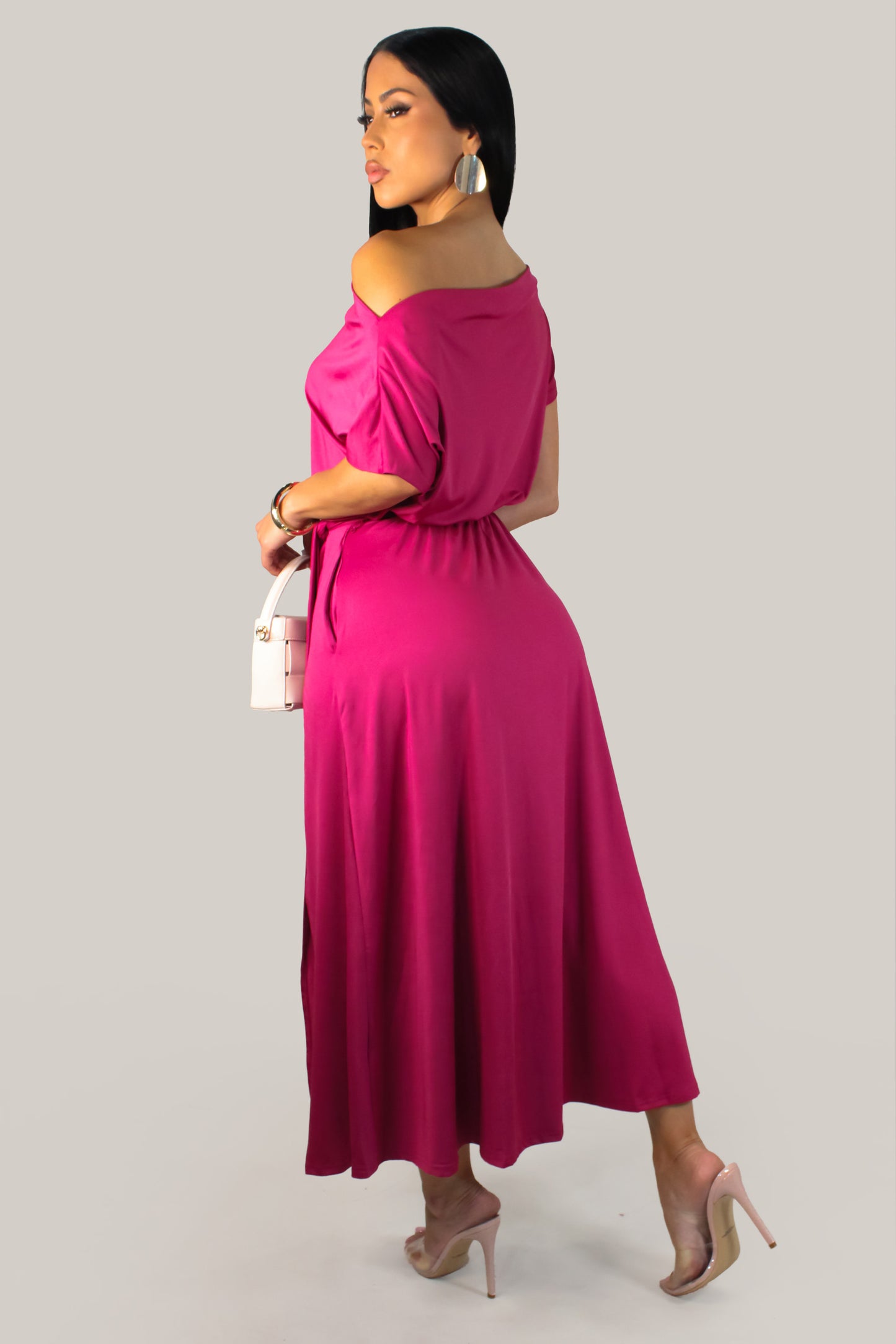 Moura M. Dress - Fucshia