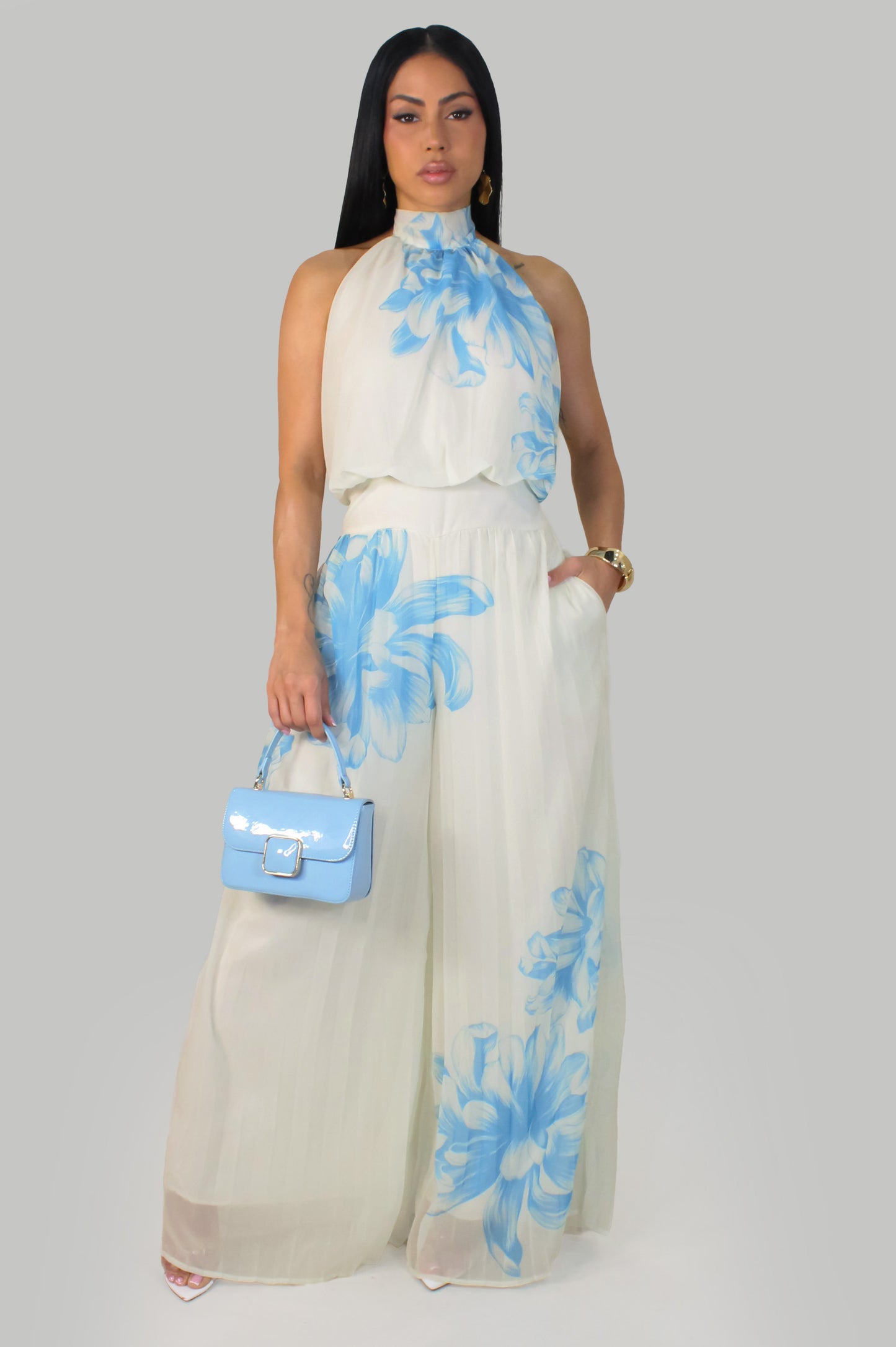 Seasonal Festivities Jumpsuit - Cream