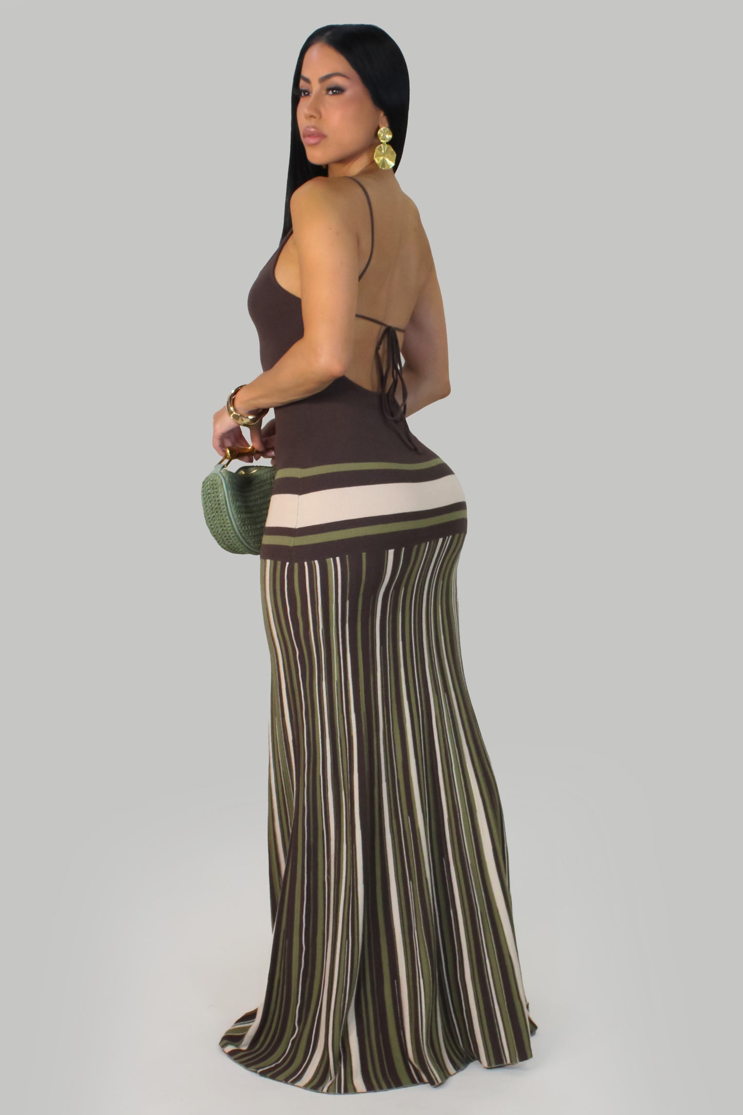 Riviera Dress -Brown