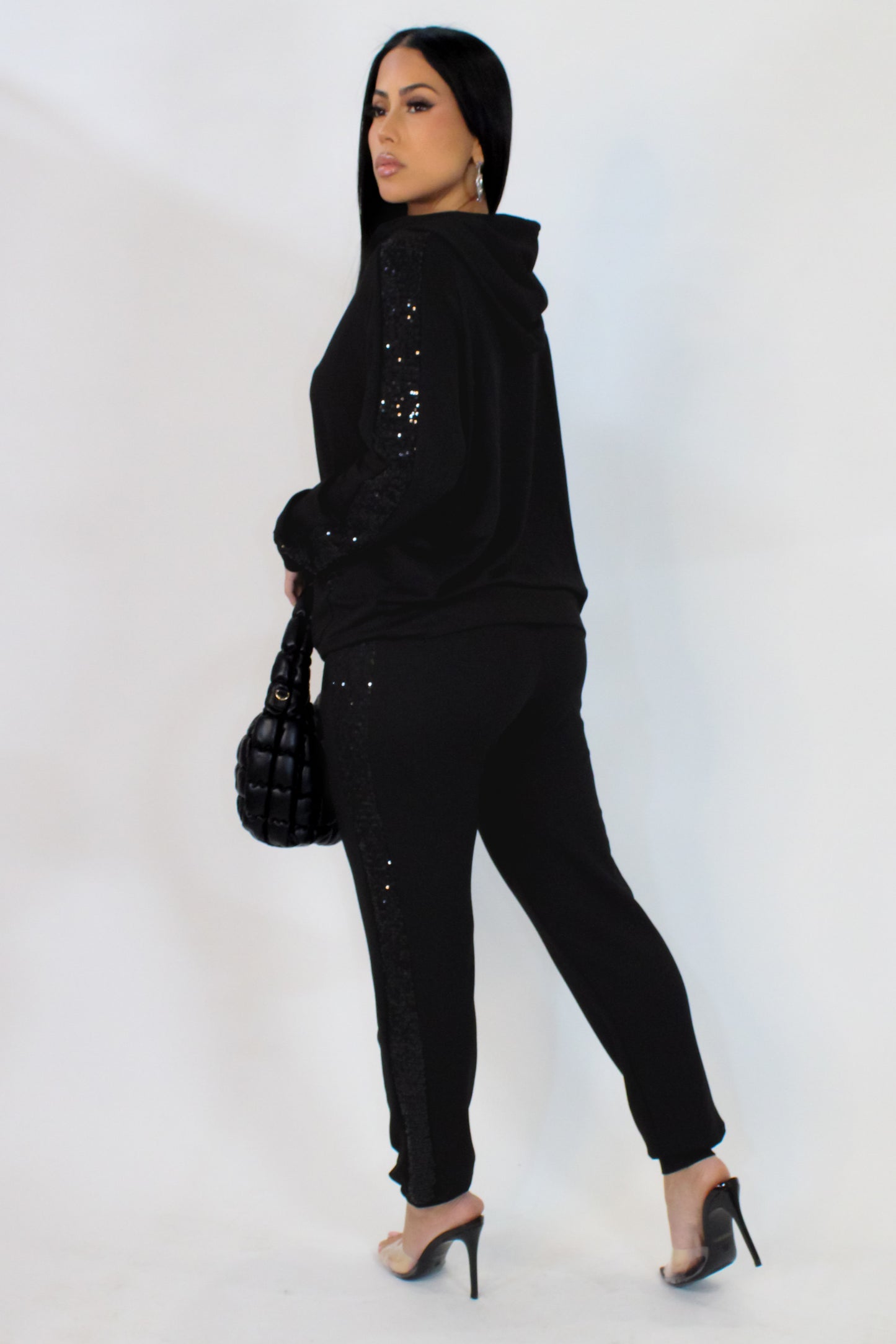 Been Here Before Pant Set - Black