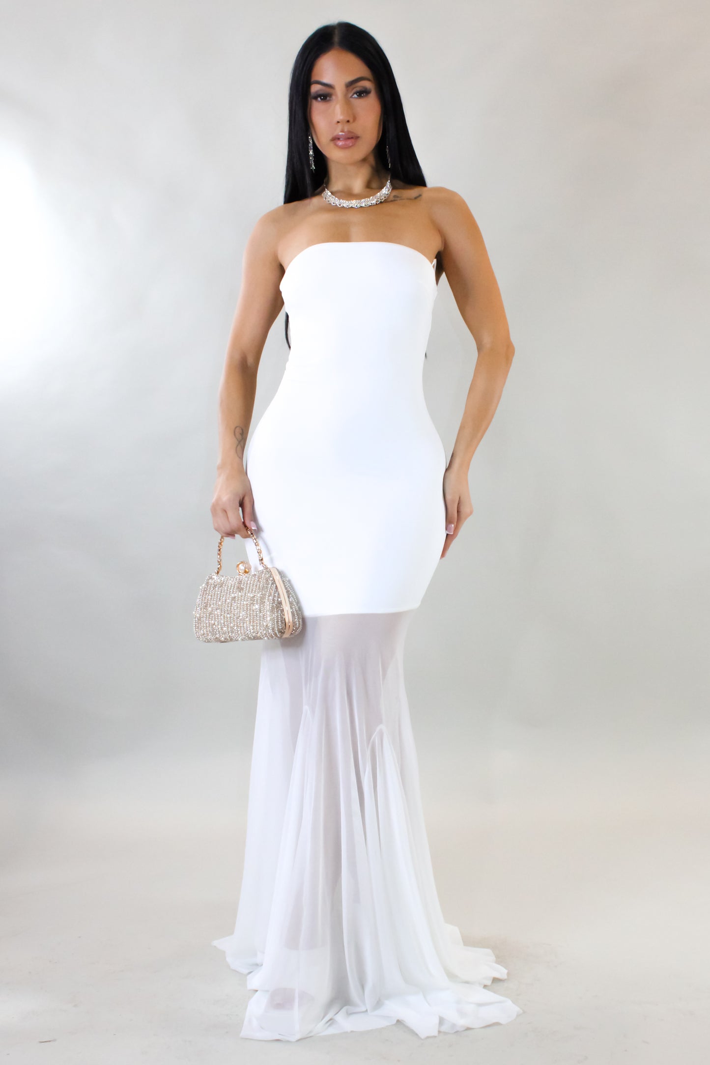 Never Chasing Maxi Dress - White