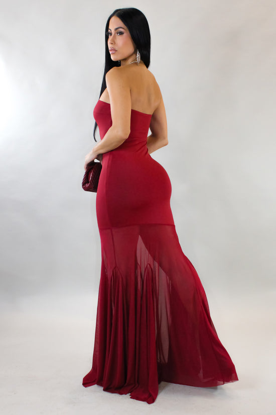 Never Chasing Maxi Dress - Red