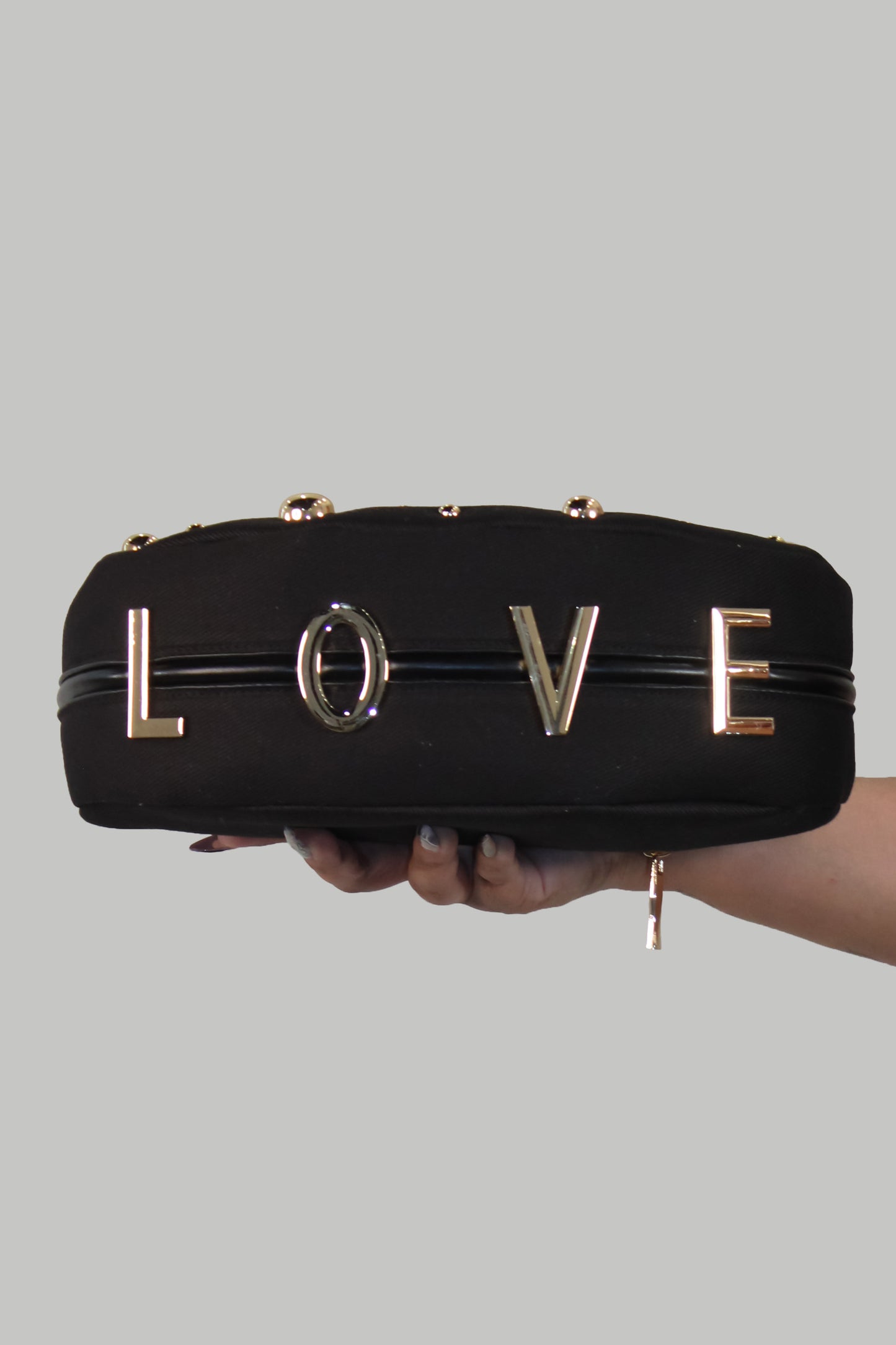 So Much Love Purse - Denim-Black