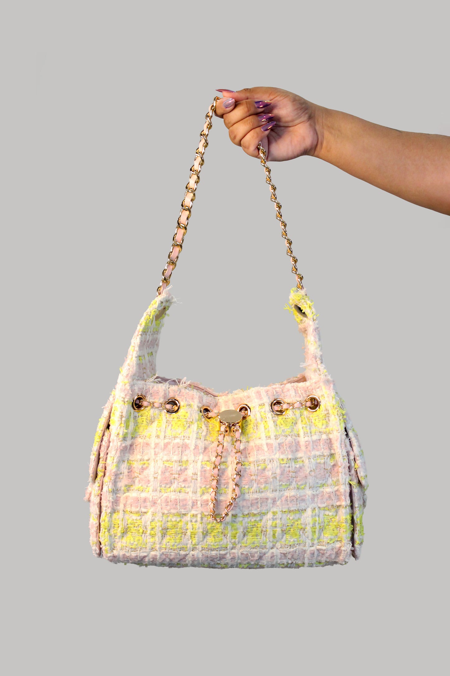 Mikaila's Purse - Pink-Multi