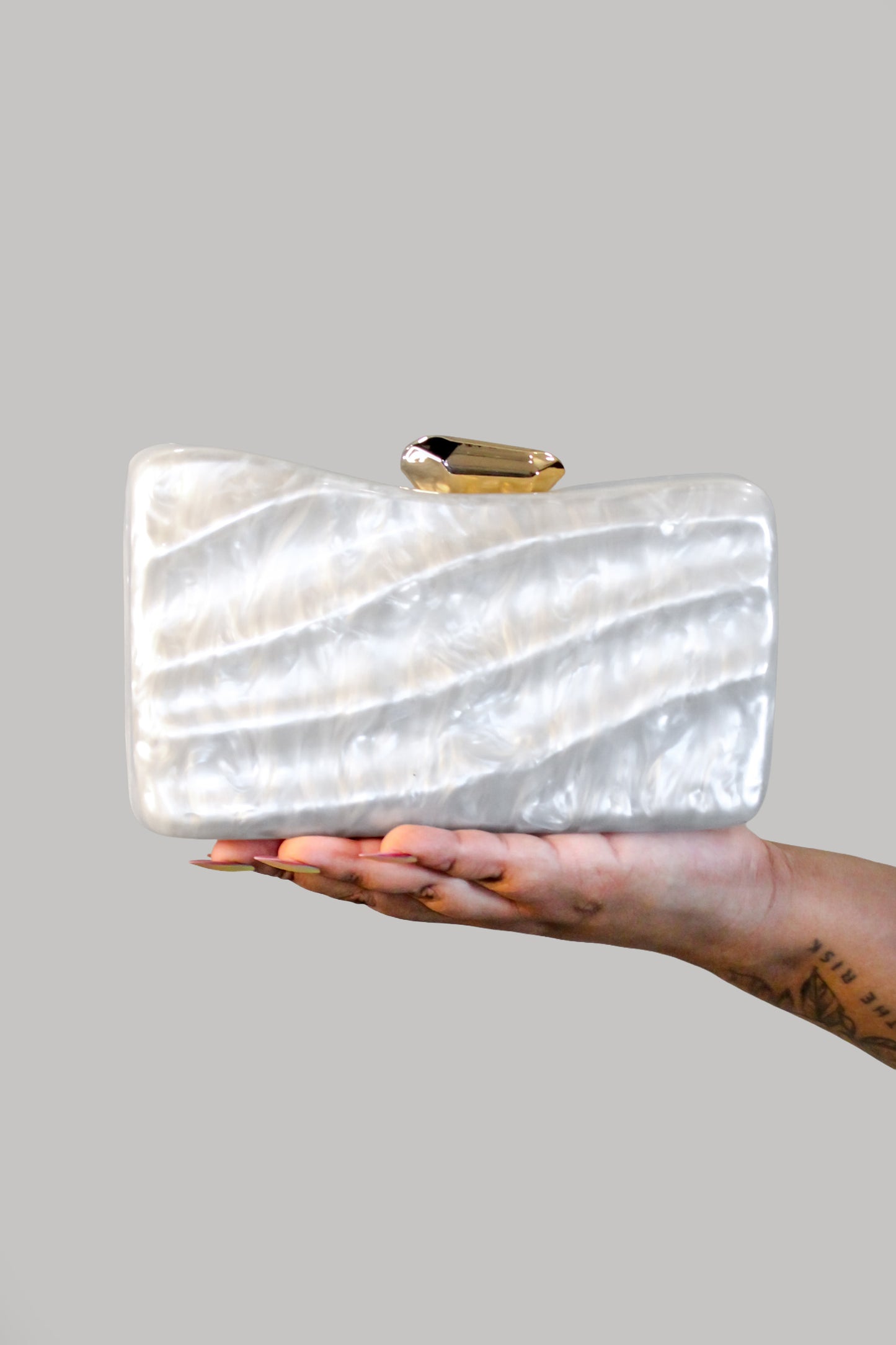 Nacar Elegance Purse - Nacar-Ivory
