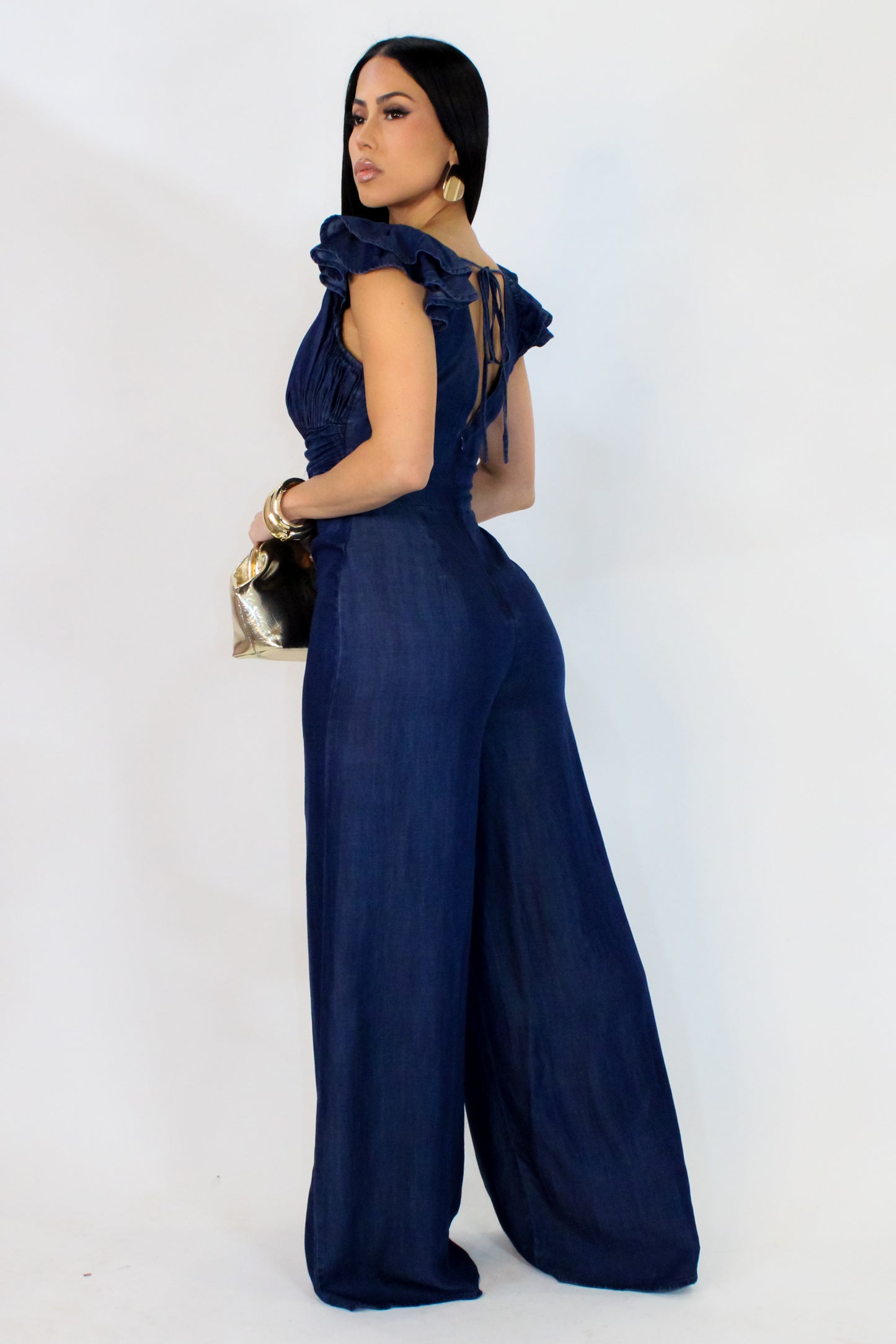 10 Out Of 10 Jumpsuit - Blue