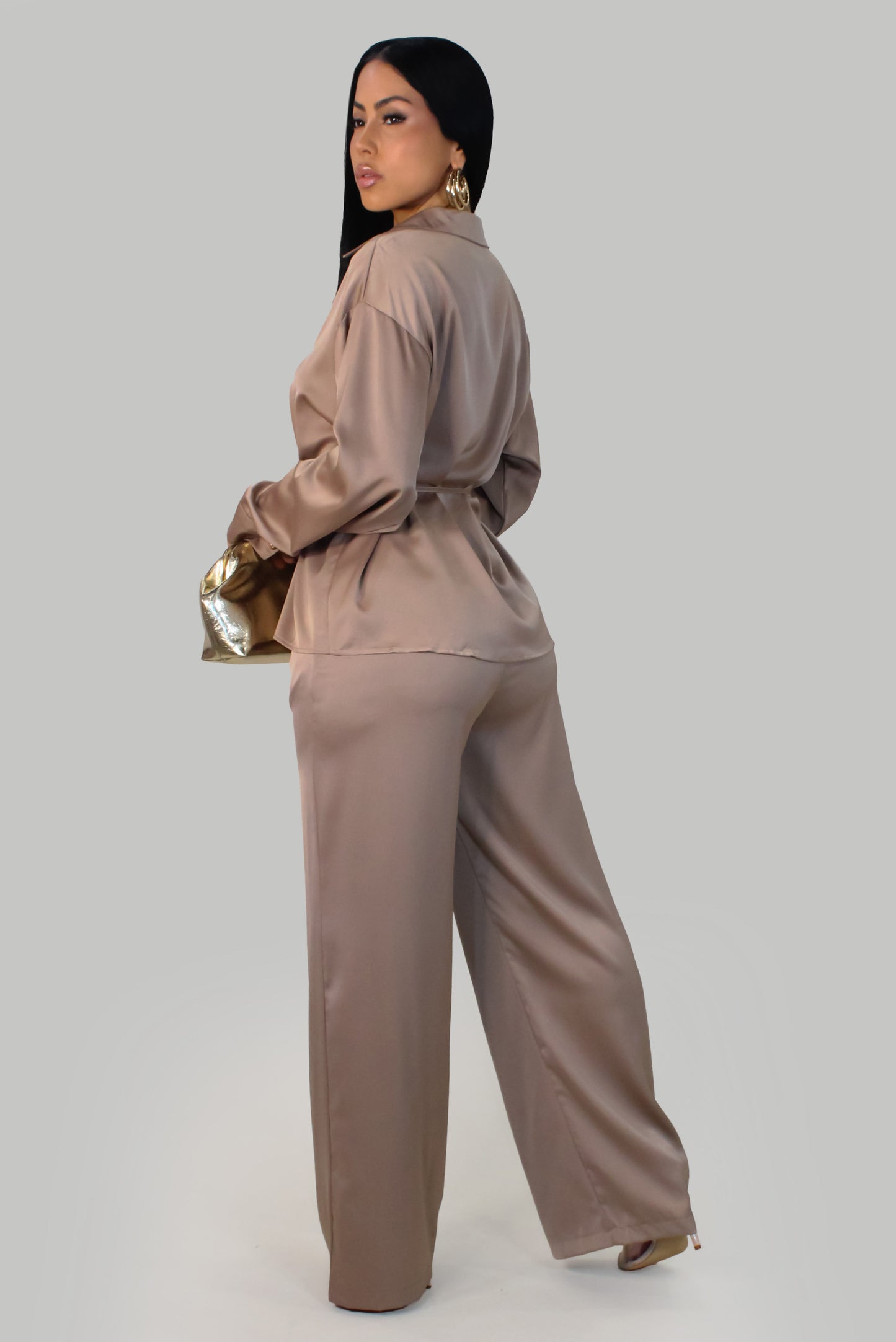 Monaco  Pant Set - Taupe