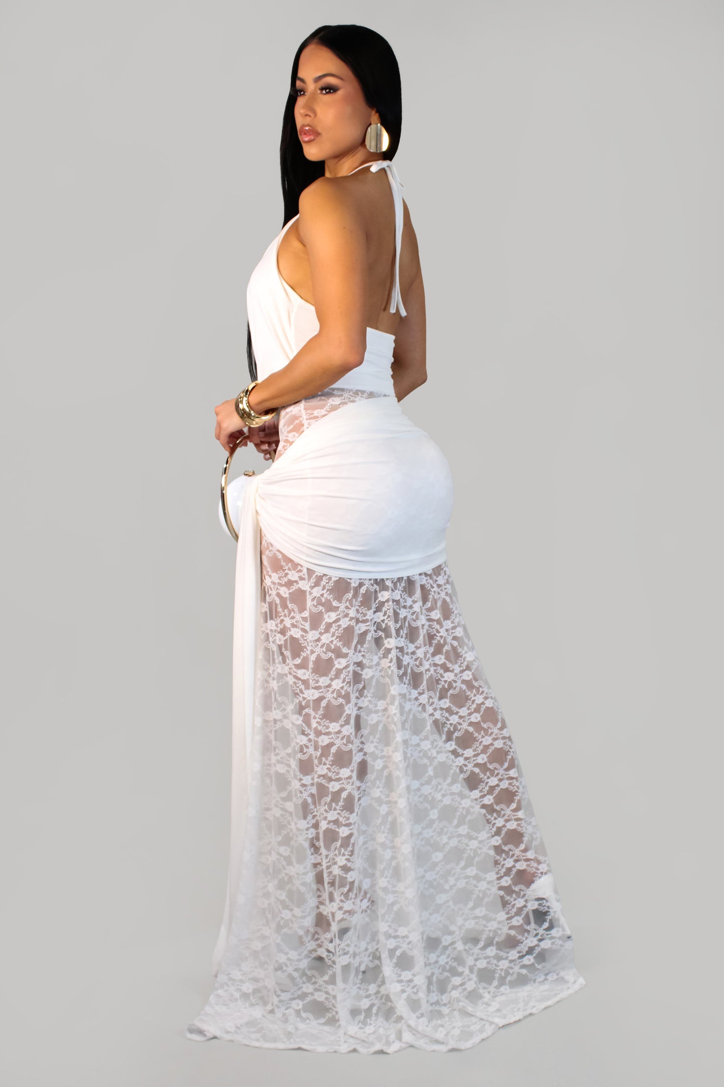 Dreams Of Jaipur Dress - White