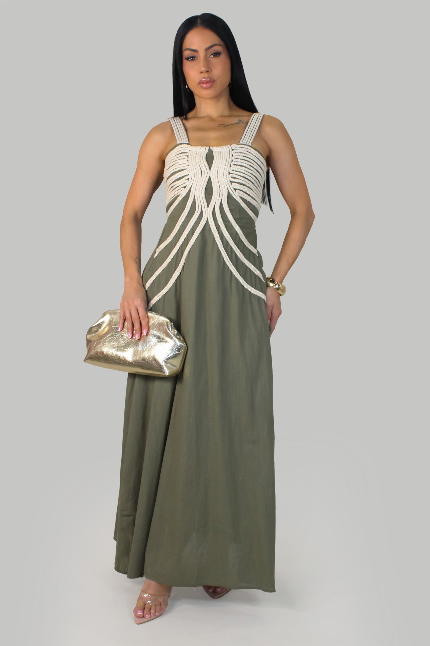 Sienna's Dress -Green