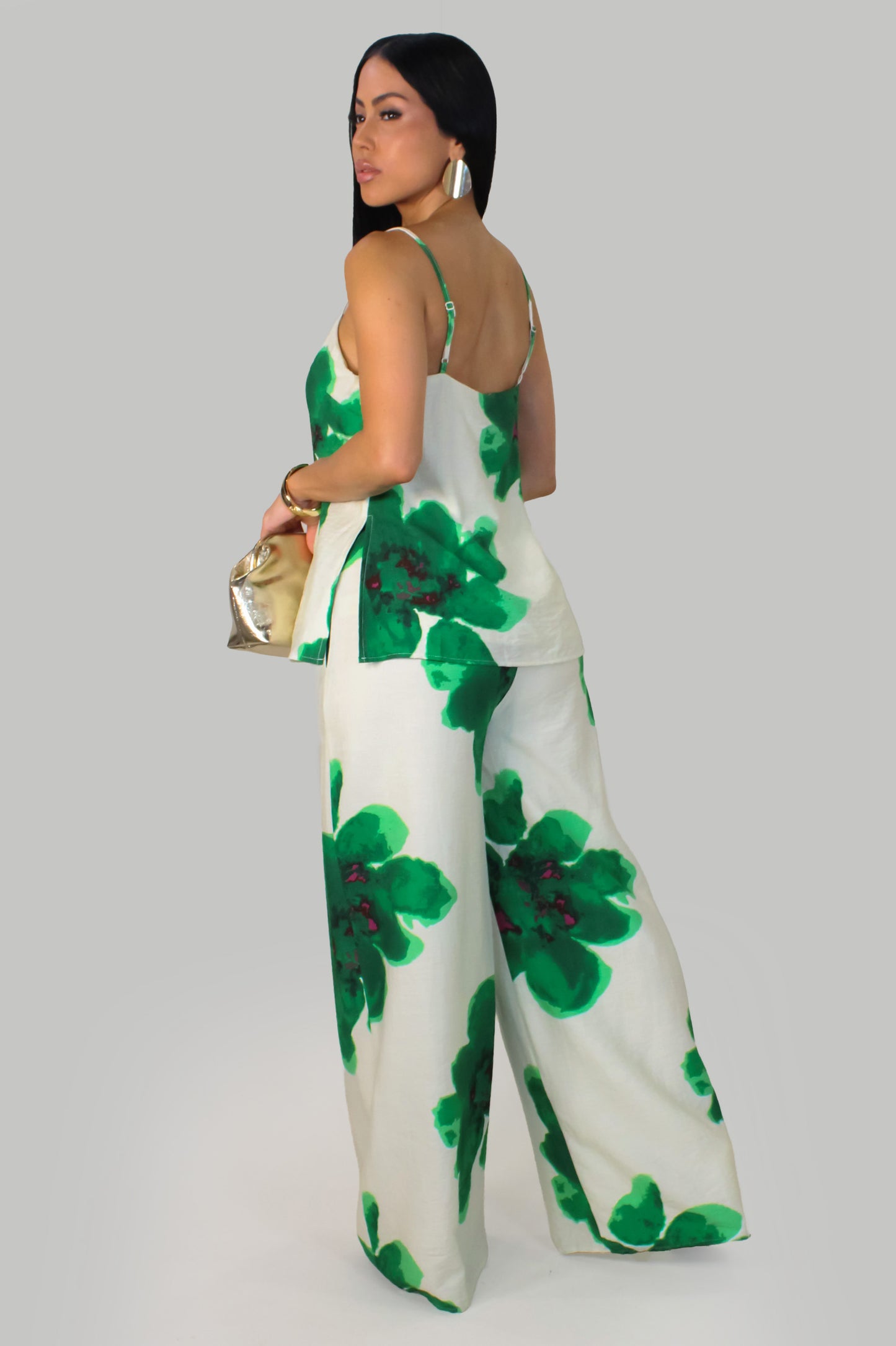 Always Free  Pant Set - Green
