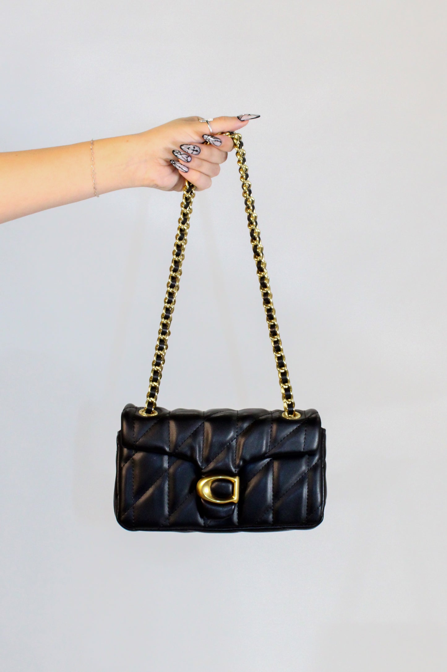 Pop Out Purse - Pink - White - Black