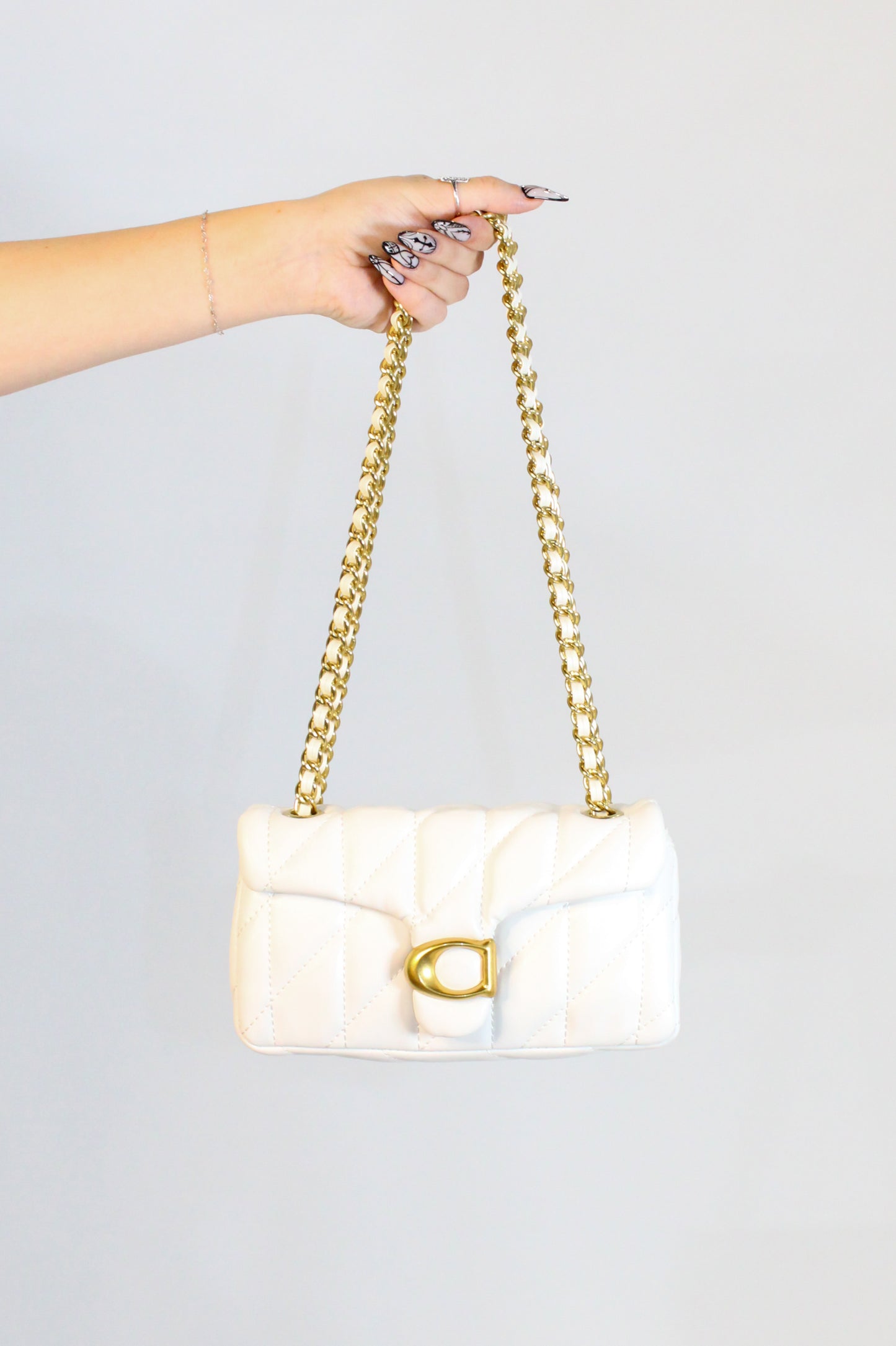 Pop Out Purse - Pink - White - Black