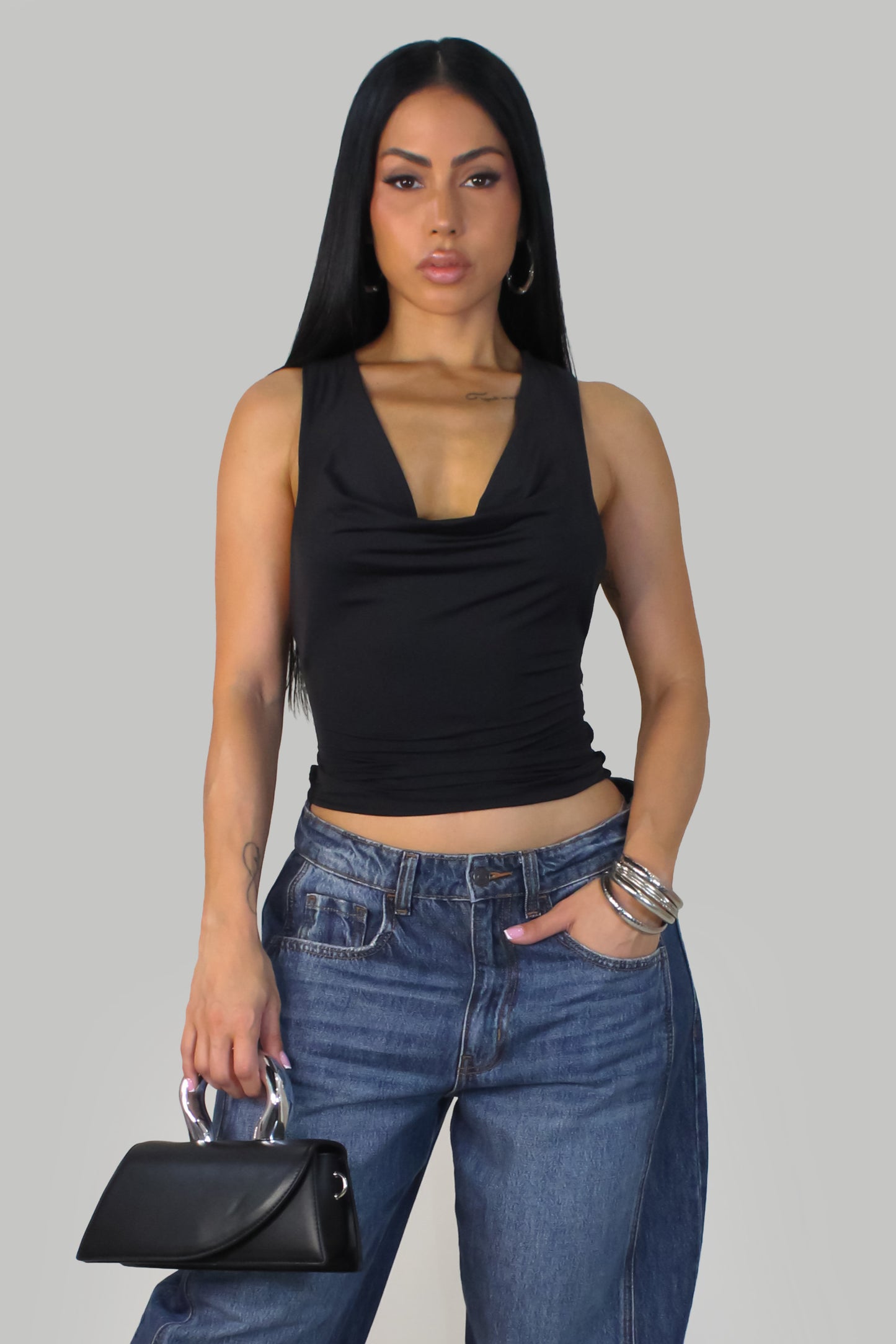 Easy Going Top - Black